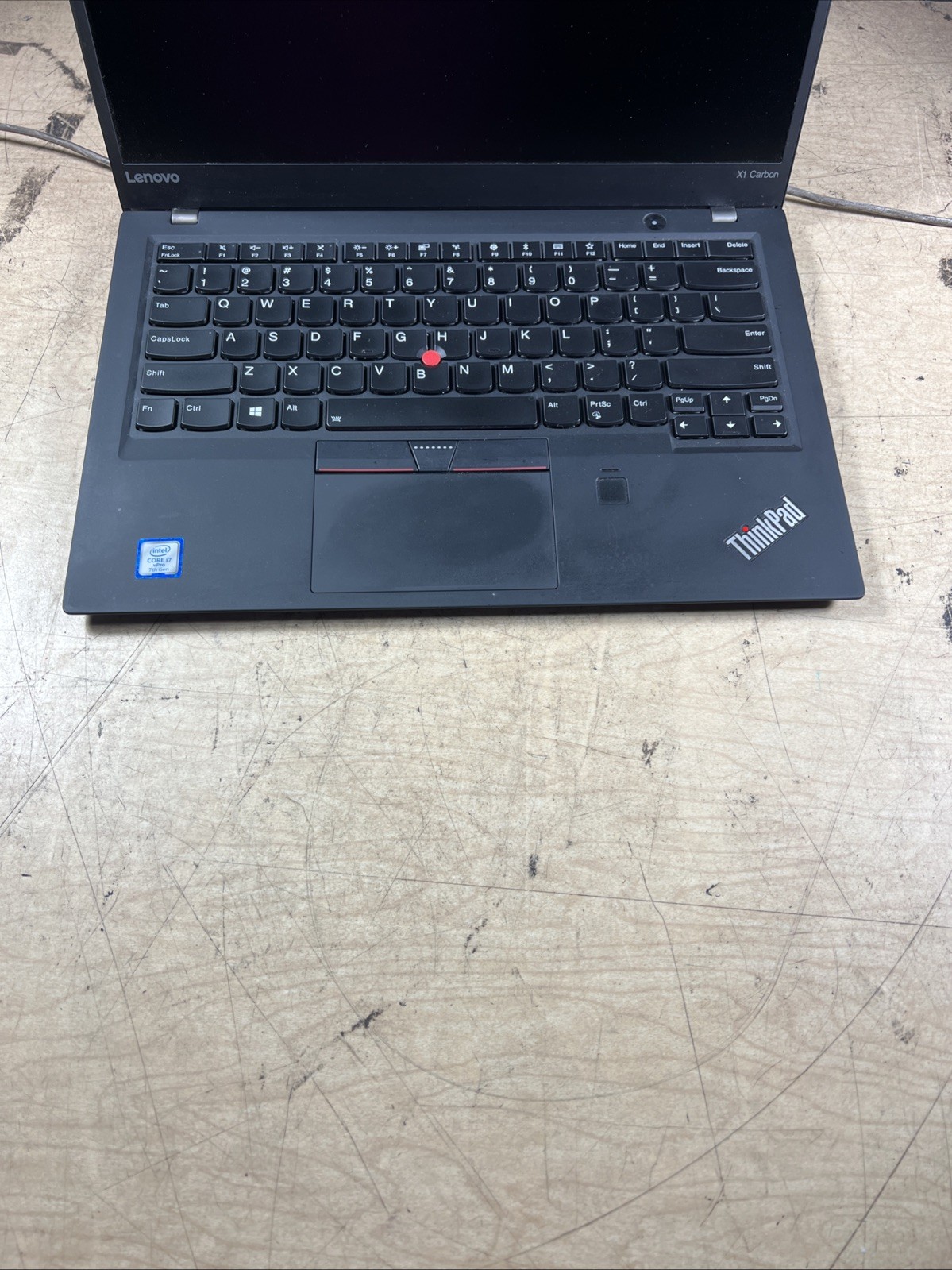 THINKPAD X1 CARBON INTEL CORE I7-7600U 2.80GHZ 8GB RAM **NO HD/ NO CADDIE/ NO OS