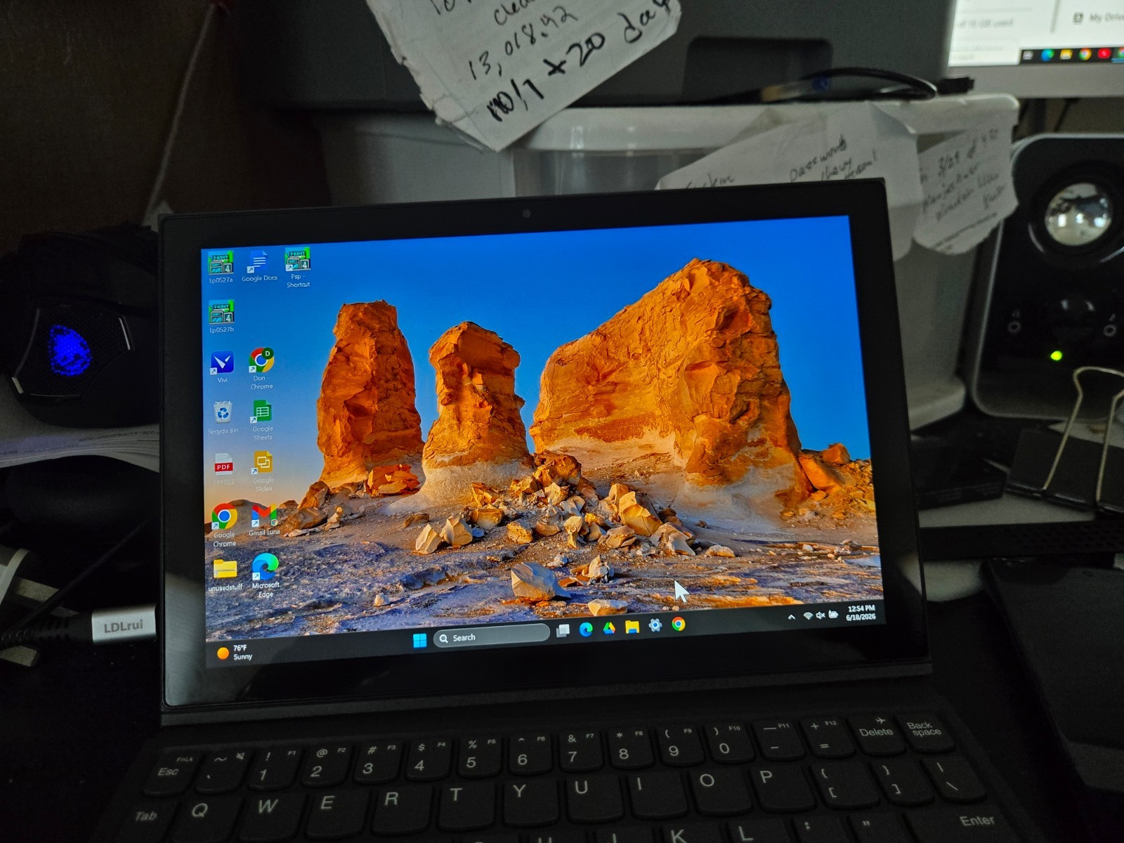 Lenovo Ideapad duet 3 10lGL5 windows 11 type 82AT laptop tablet Grey