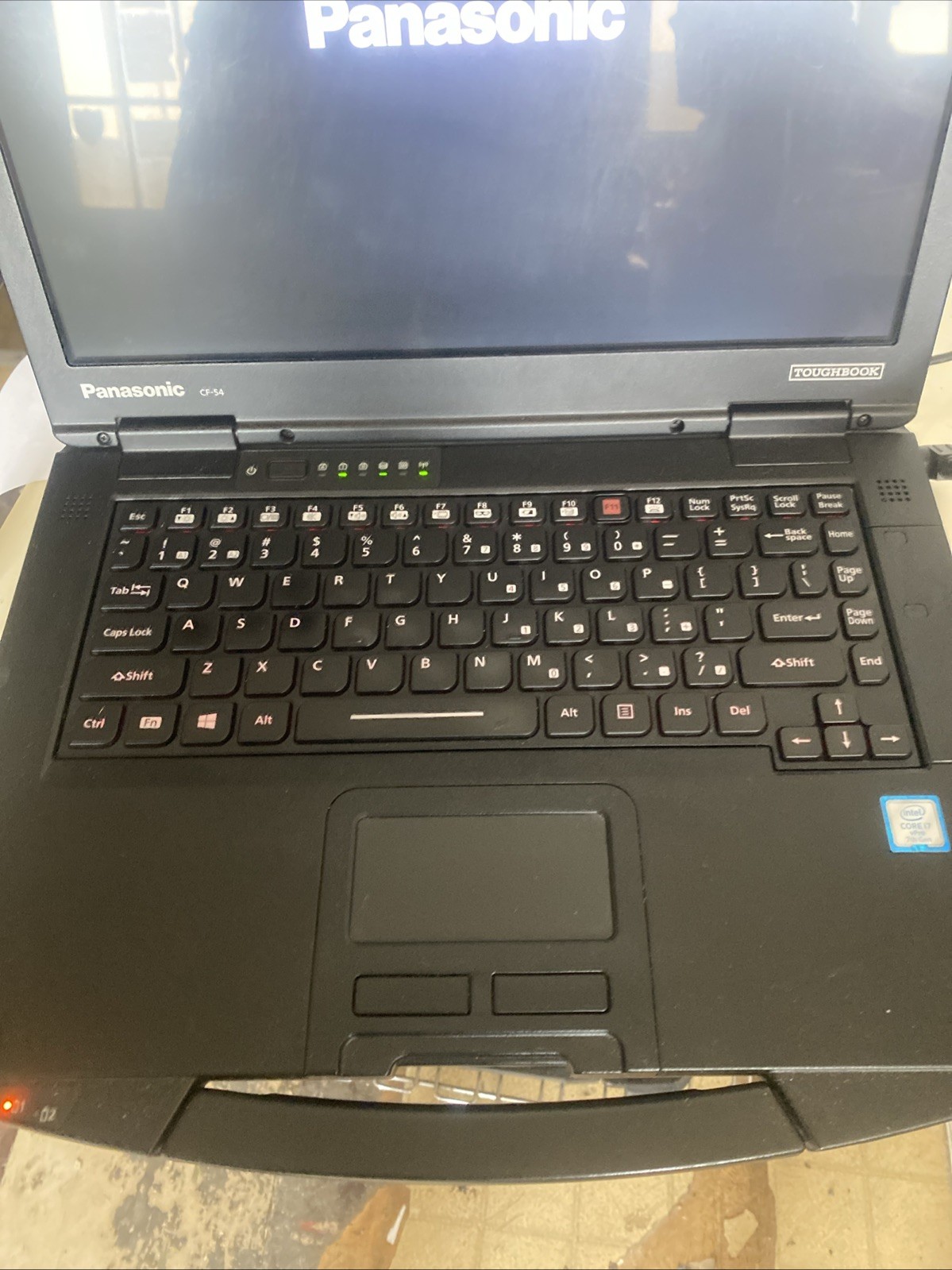 Panasonic cf-54 i7 7600U 2.8GHz 16GHz 256GB SSD BL KB TS Win 11P 39710Hr Battery