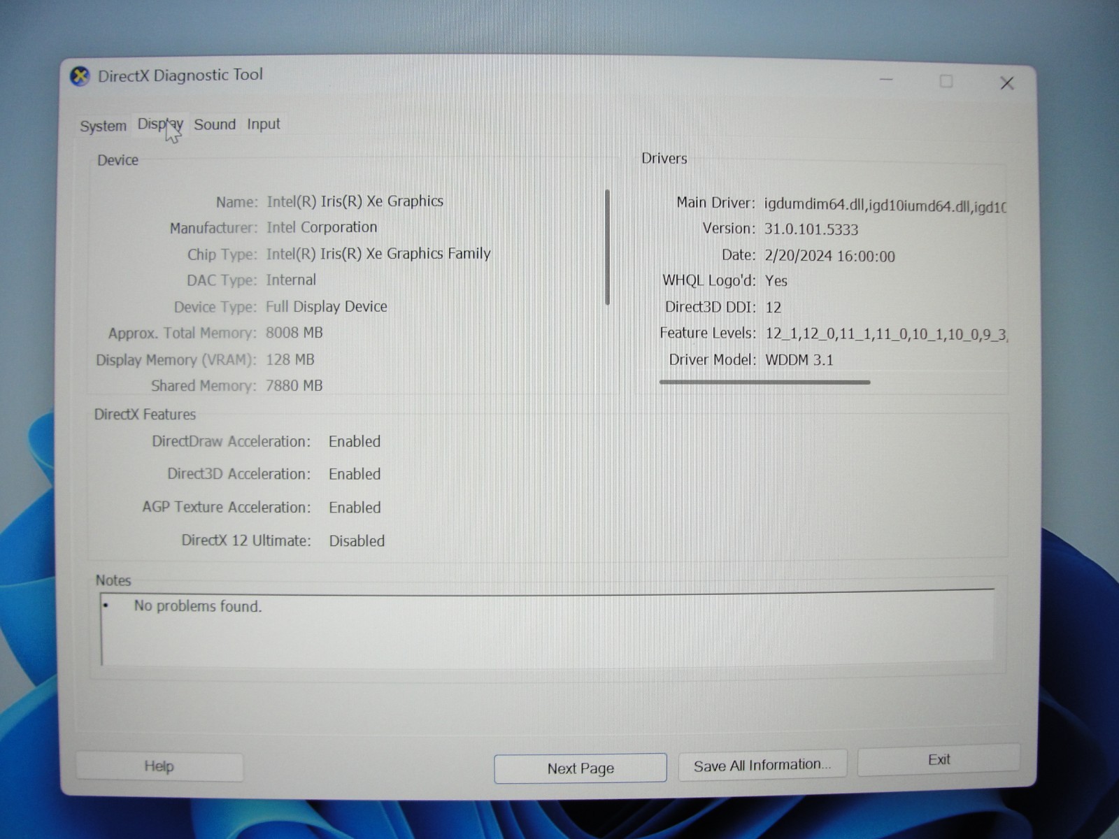Dell Latitude 5420 14”FHD Intel Core i7-1185G7 3GHz 16GB RAM 256GB SSD+Charger
