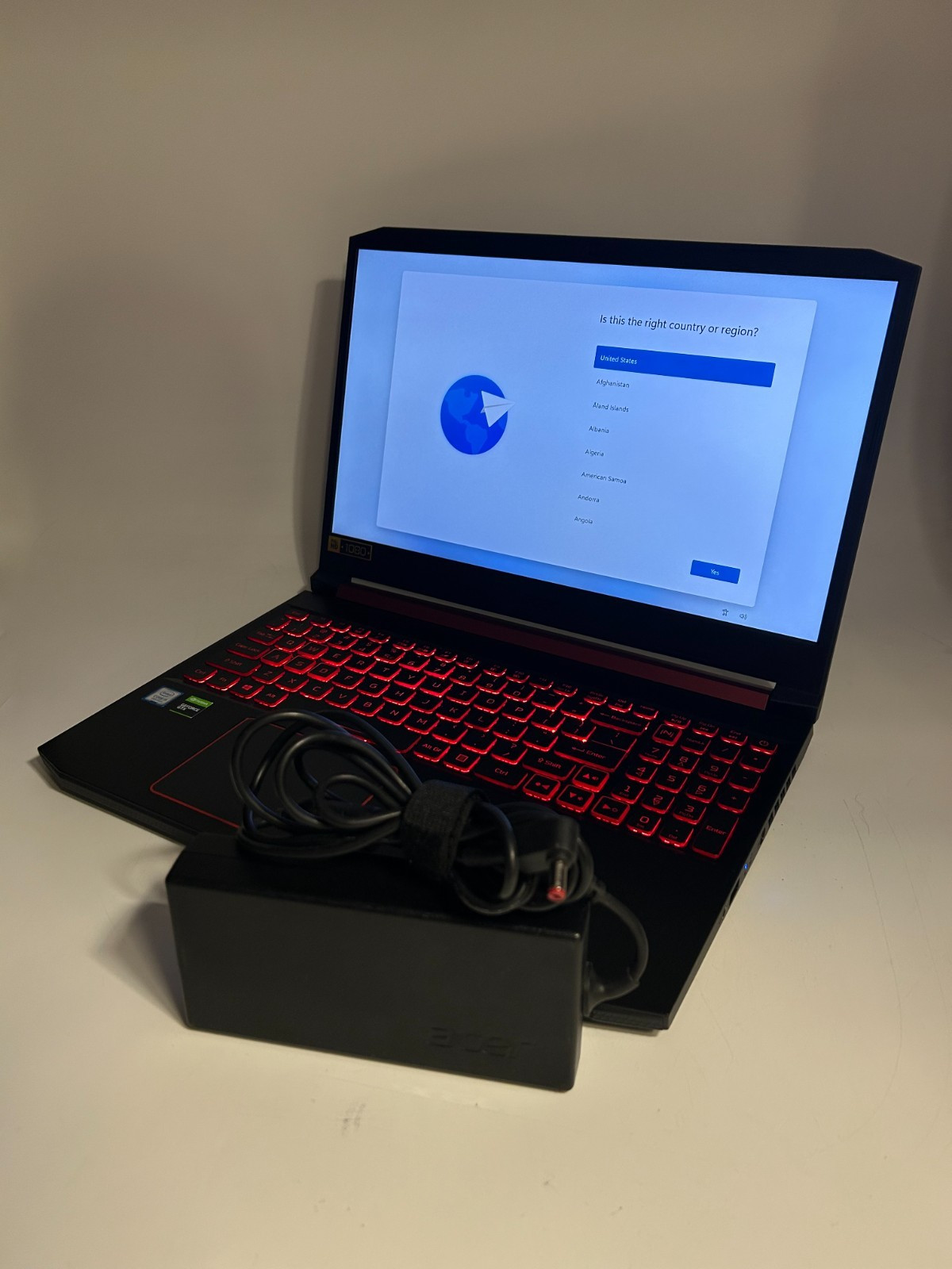 Acer Nitro N18C3 | I5-9300H @ 2.40GHz | 8GB RAM | 512GB HDD – WIN 11 PRO