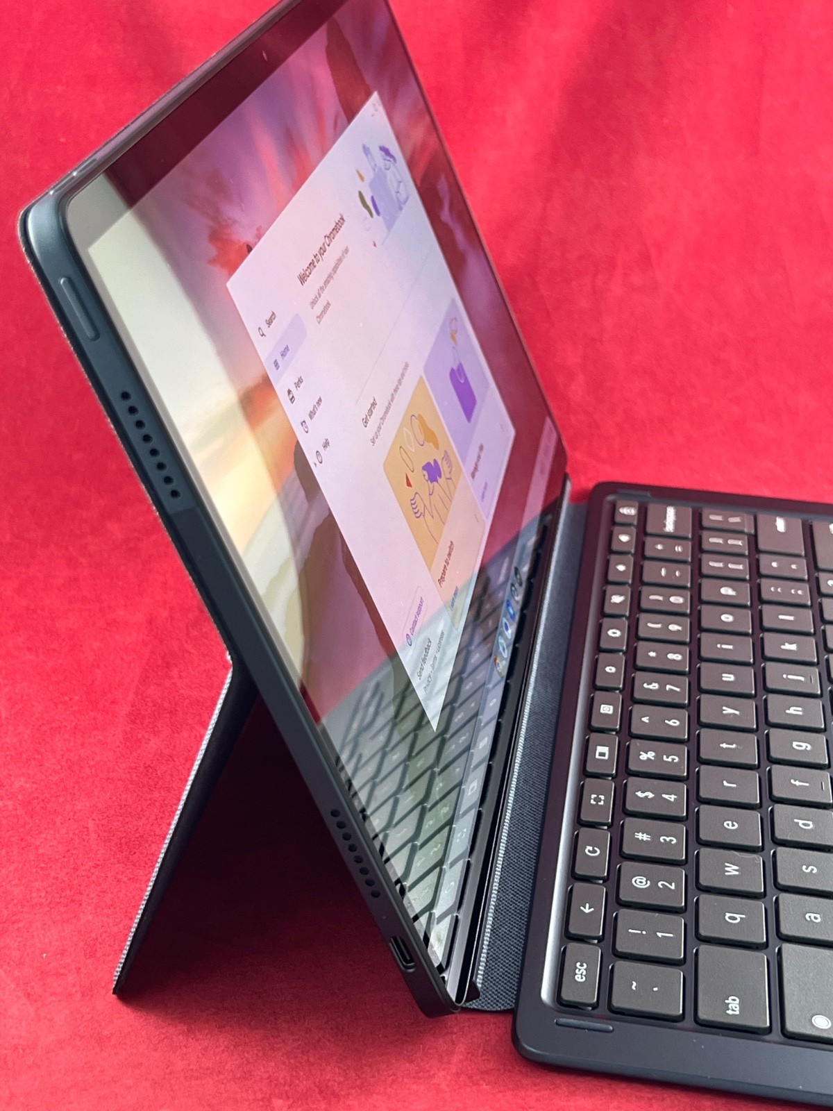 NEW LENOVO 128GB CHROMEBOOK DUET 5 13.3″ FHD TOUCHSCREEN LAPTOP / TABLET 13Q7C6