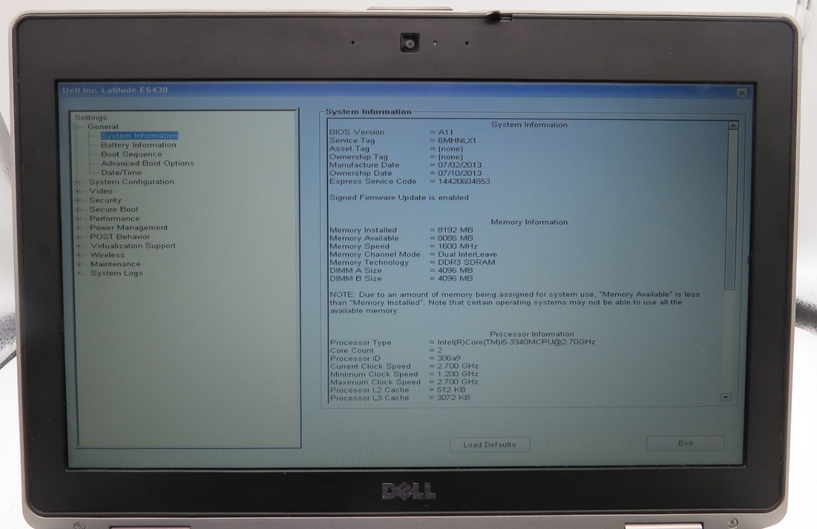 Dell Latitude E6430/14.0″ i5-3340M@2.70GHz/8GB RAM/240GB SSD/No OS *READ*