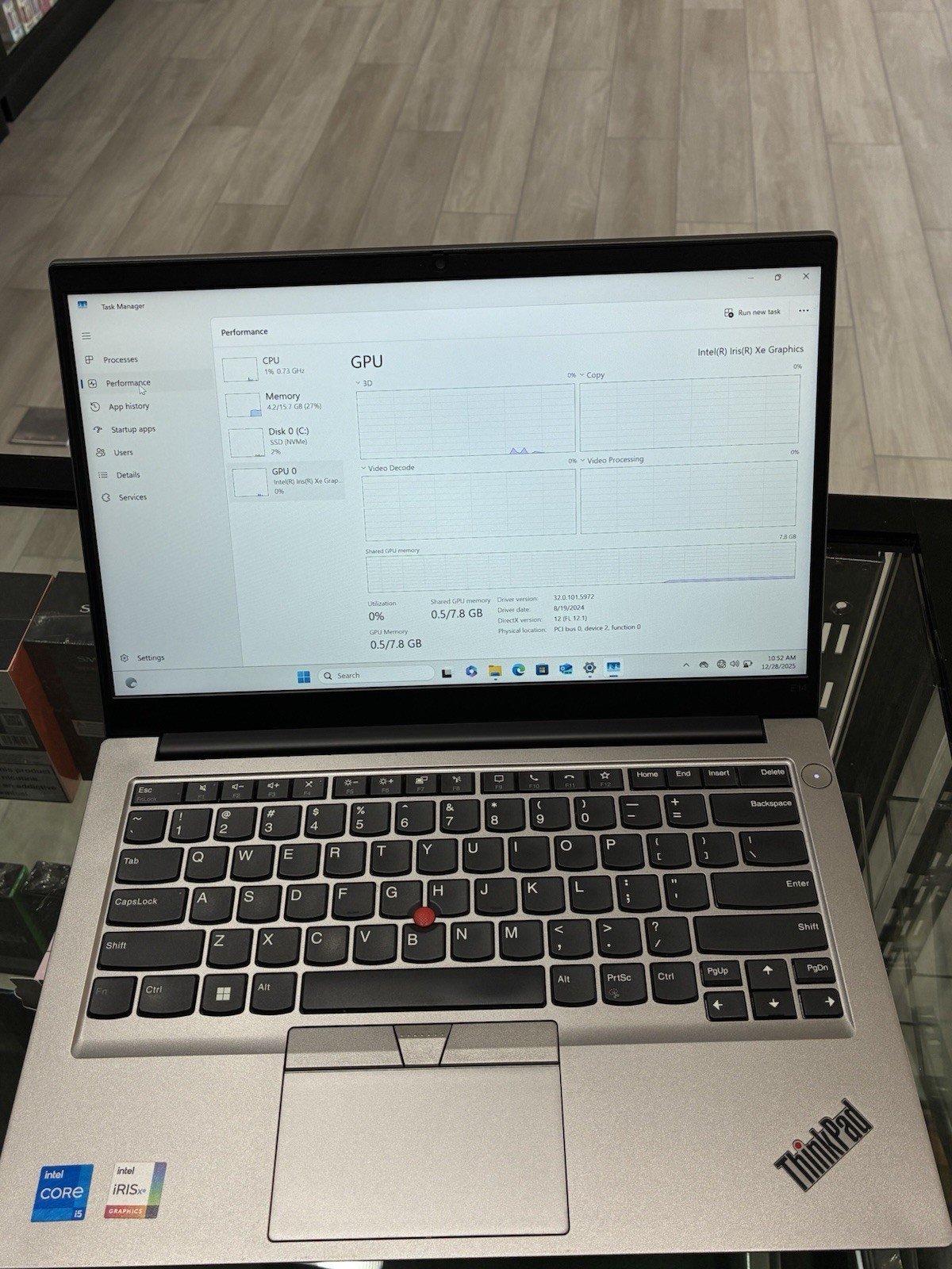 Lenovo Thinkpad E14 Gen 4 14” i5-1235U 16GB/256GB /Adapter/WIN11 PRO