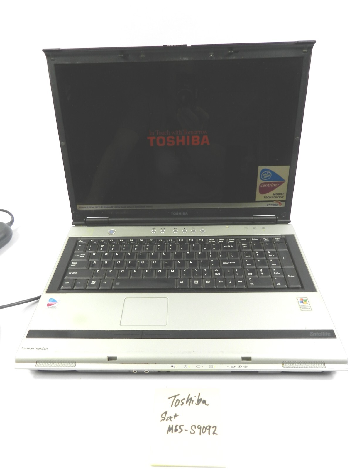 Toshiba Satellite M65-S9092 Navy Laptop 1022MB Memory Working No HD PARTS B152
