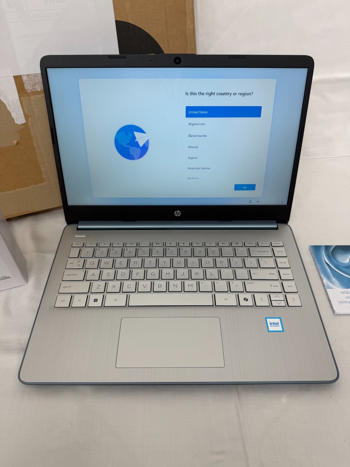 HP – 14″ Laptop – Intel Processor N150 2025 – 4GB Memory – 128GB UFS – Sky Blue