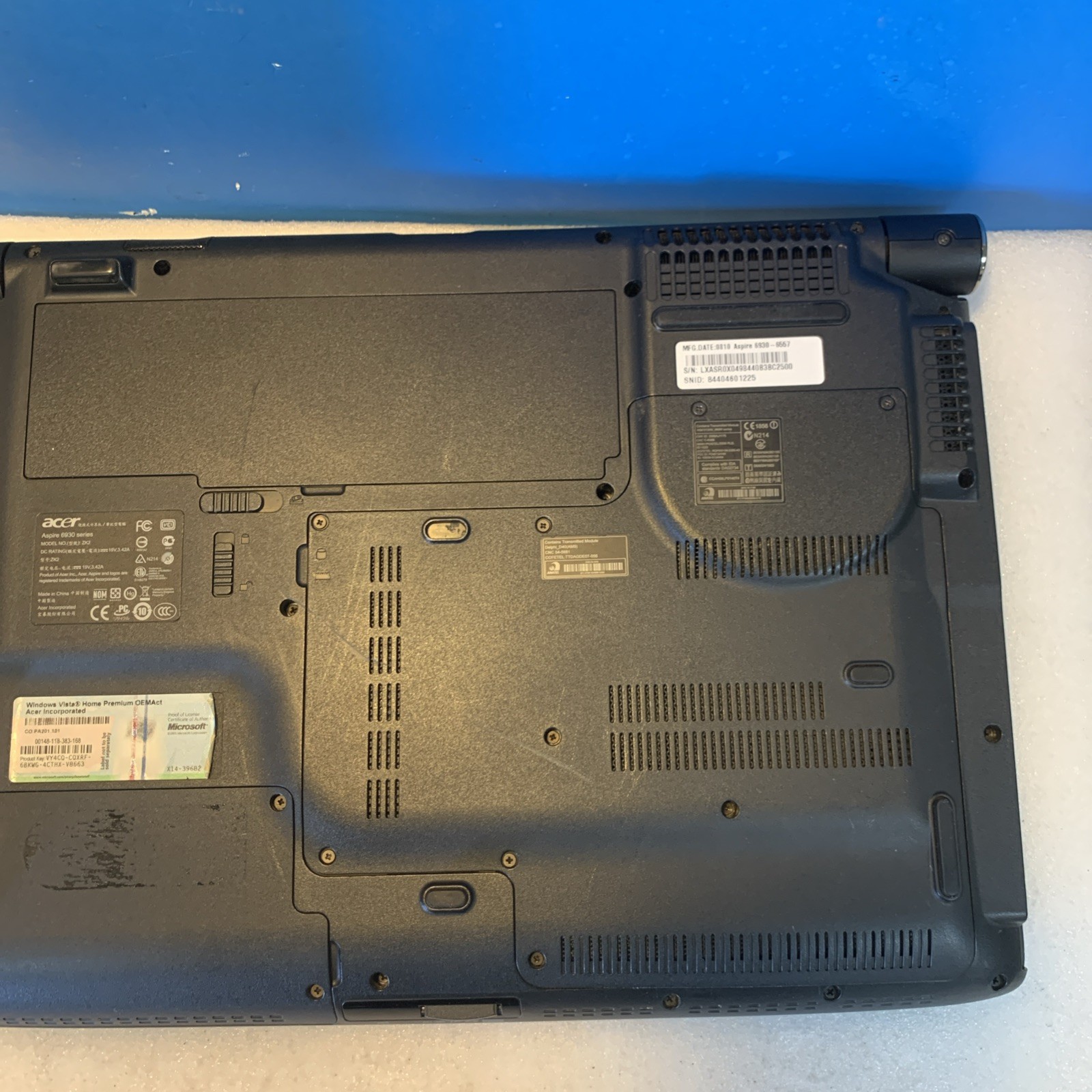🔥 Acer Aspire 6930 16″ Laptop Dual Core 4Gb 320GB Hdmi Win 7 Home -Read