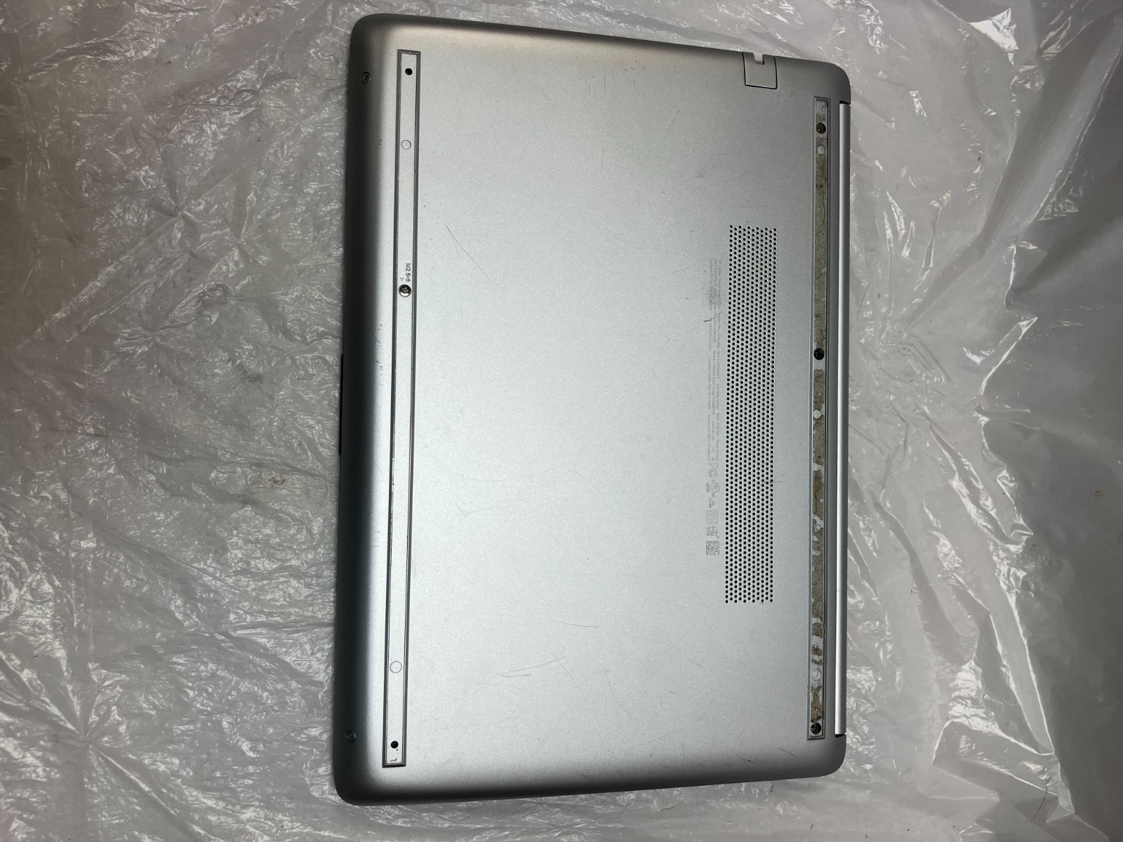 HP Notebook 14-dk0053od 14 AMD A4-9125 Dual-Core, Silver, Laptop FOR PARTS