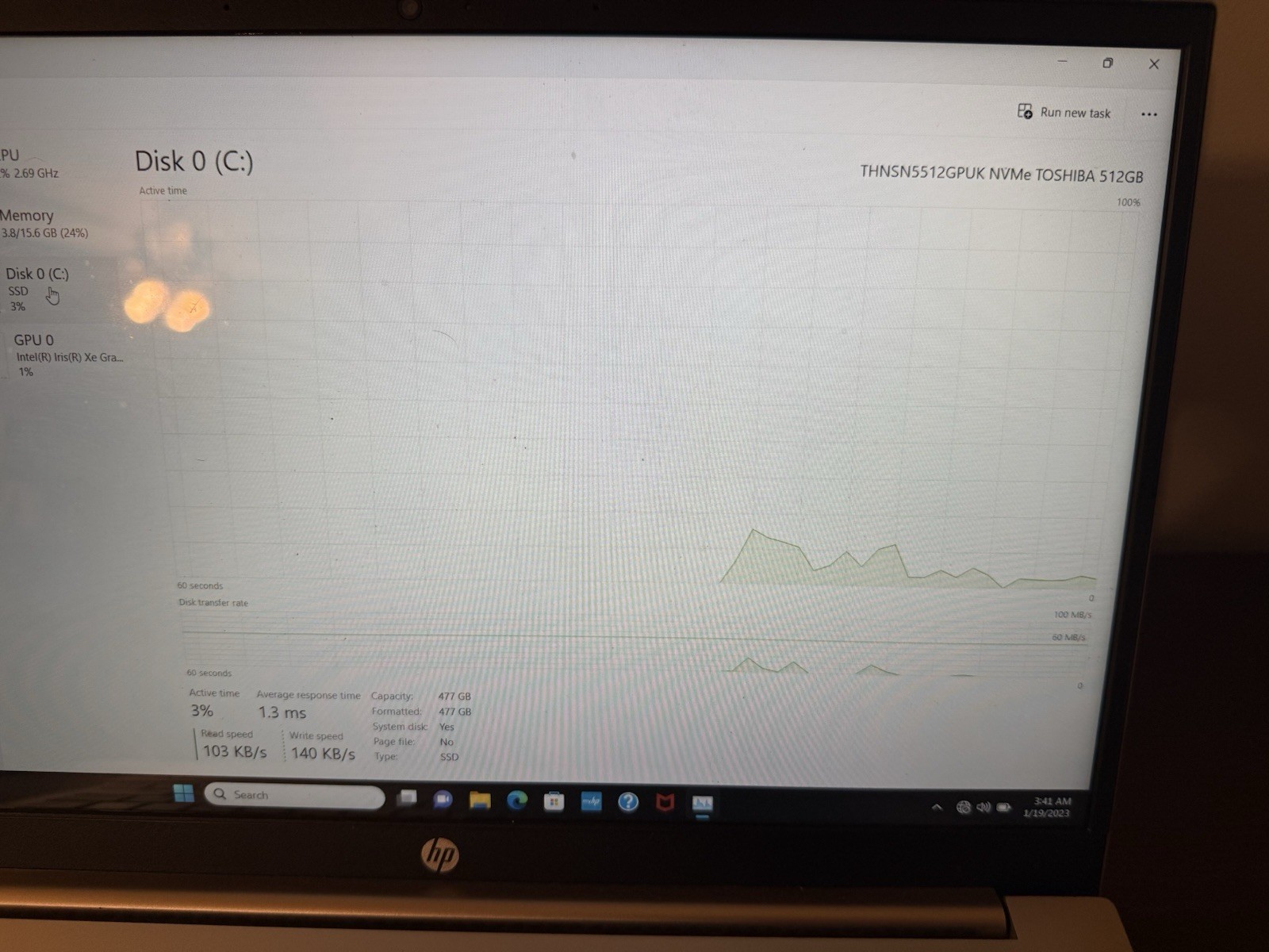 HP Pavilion 15.6″ i7 13th Gen 16GB 512GB SSD Iris Xe Silver Windows 11