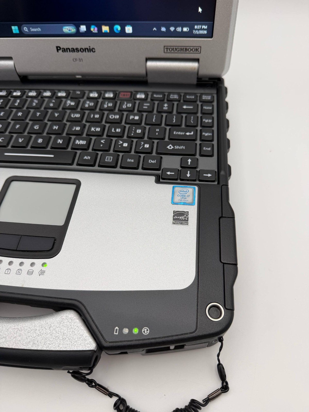 1460 hours Panasonic Toughbook CF-31 MK6 i7-7600U 16GB 512GB SSD Win11pro 4G/DVD
