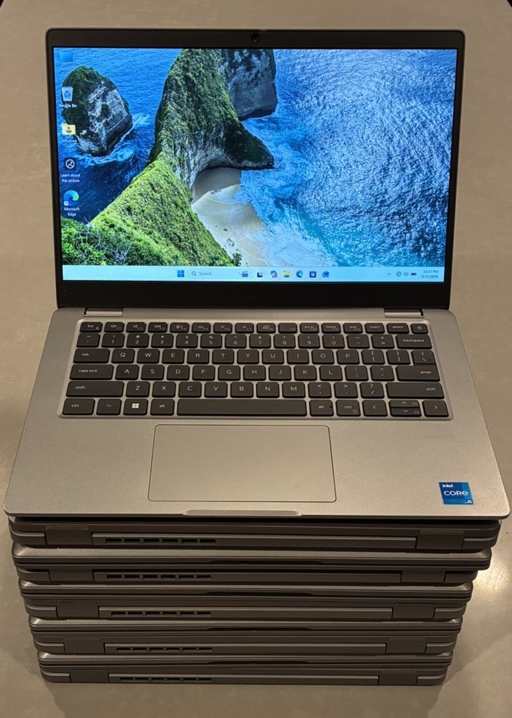 Lot of 10 Dell Latitude 3340 13″FHD, i5 13th Gen, 256GB NVMe, 8GB Ram, Webcam