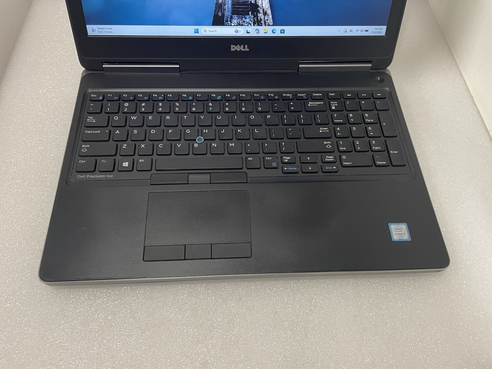 Dell Precision 7510 256gb Nvme Win 11 i7-6729 HQ 4 Core 2.70ghz 16gb RAM HDMI