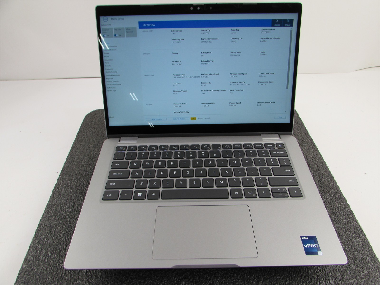 DELL LATITUDE 5340 1920X1080 FHD TOUCH I7-1365U 512GB SSD 16GB RAM NO O.S