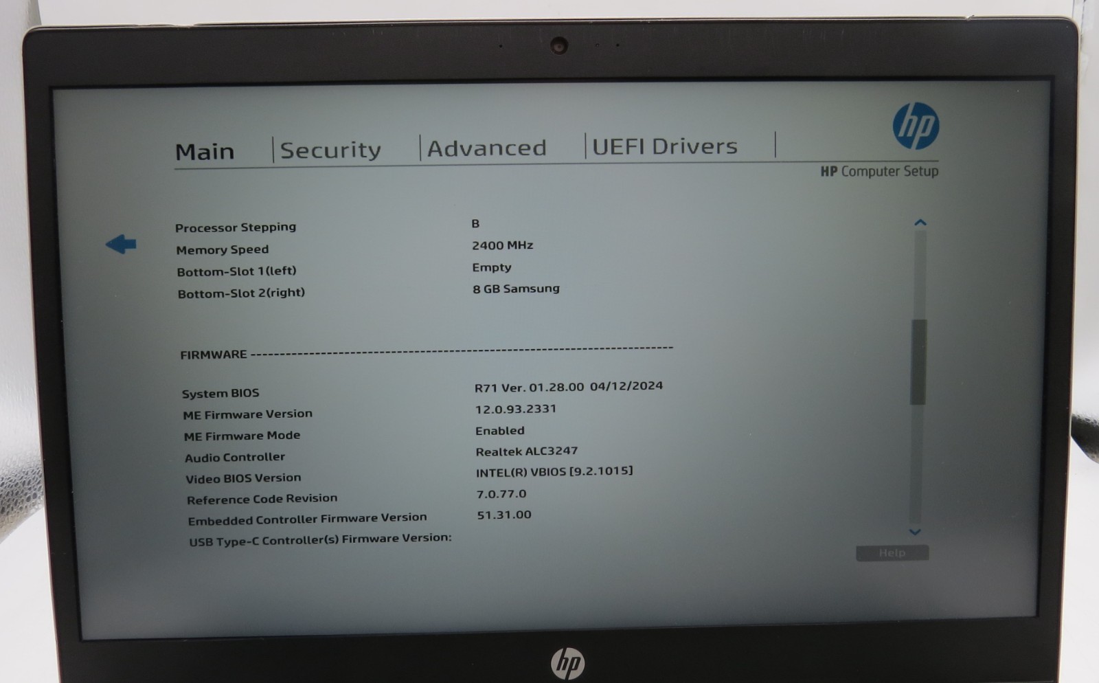 HP ProBook 450 G6 i7-8565U @ 1.8 GHz 8GB RAM 480GB & 256GB SSD MX130 No OS