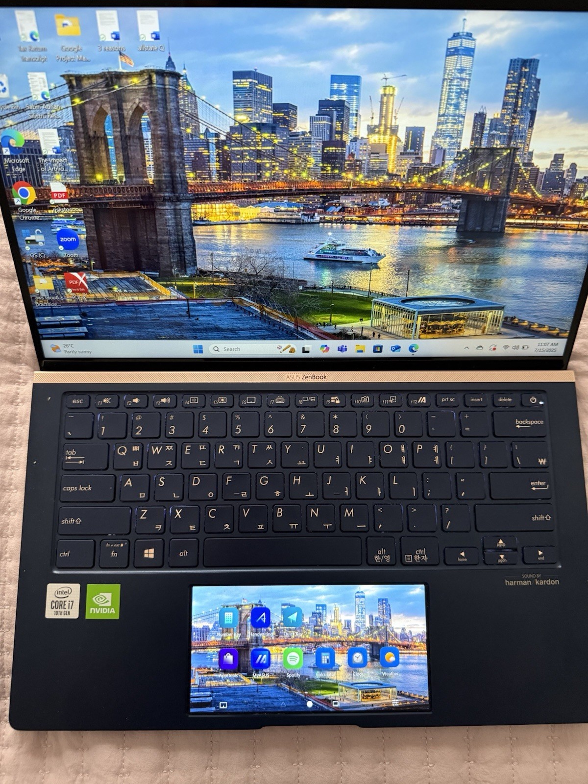 ASUS ZenBook 14 UX434FLCi7-10510U MX250 16GB 1TB M.2 SSDScreen pad (2 Colors)