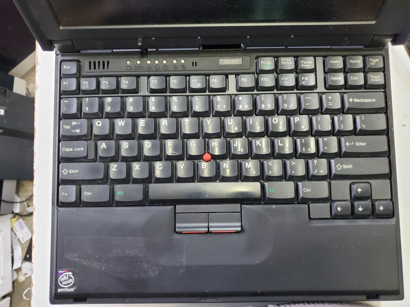 IBM 385XD Laptop Posts To Bios Hard Drive Bad See Pictures 96 Mb Type 2635