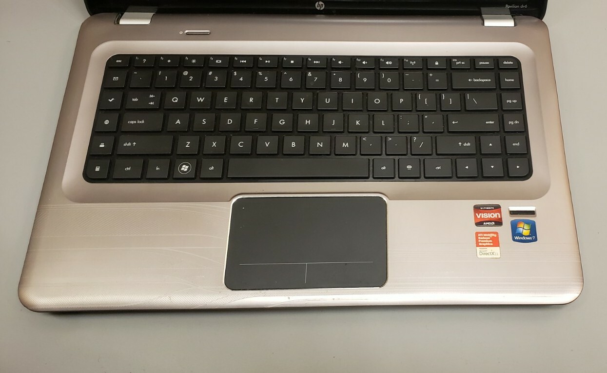 HP Pavilion dv6 AMD 0GB RAM 0GB HDD PARTS
