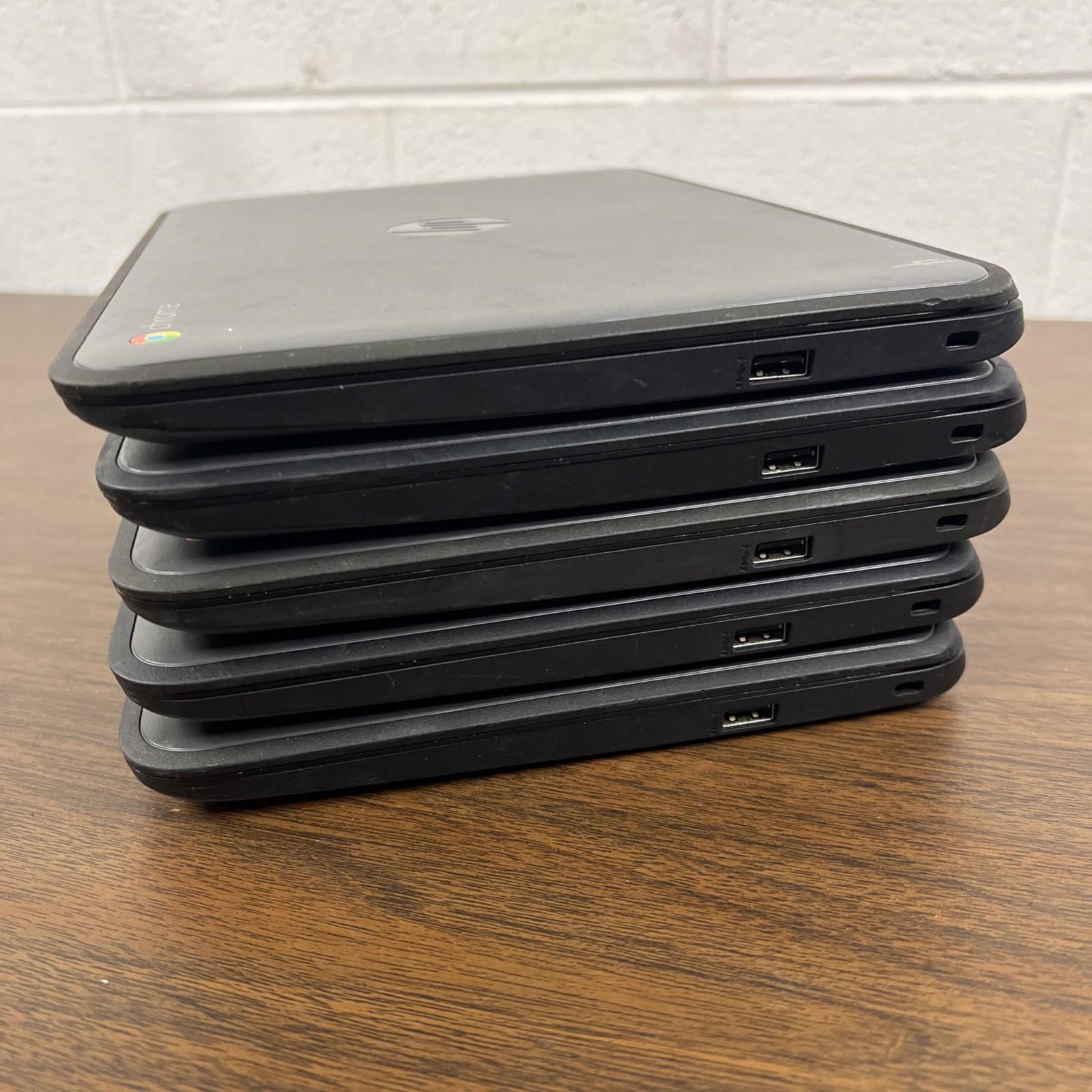 Lot Of 5 HP Chromebook 11 G5 EE | Celeron N3060 1.6GHz CPU | 4G Ram | 16G eMMC