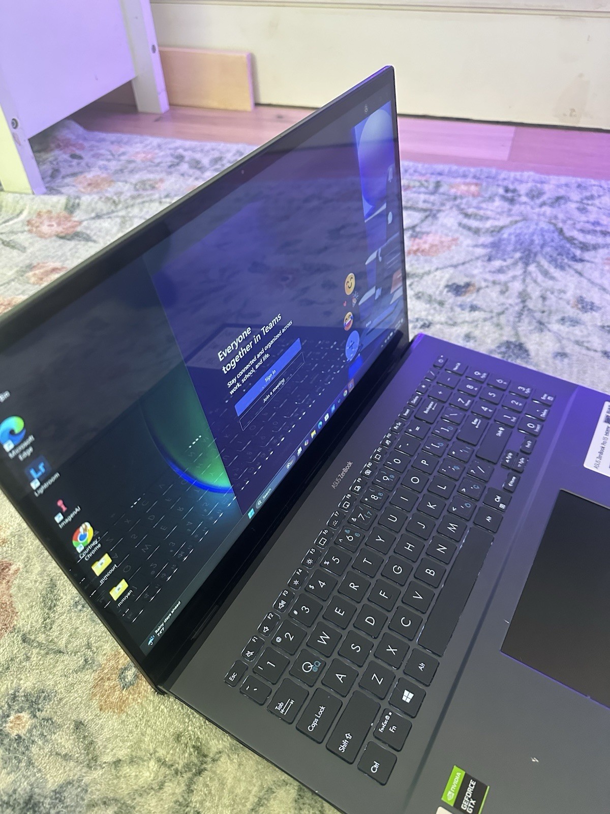ASUS ZenBook Pro 15 15.6in Core i7 10th Gen GTX Windows 11 HDMI Webcam Black