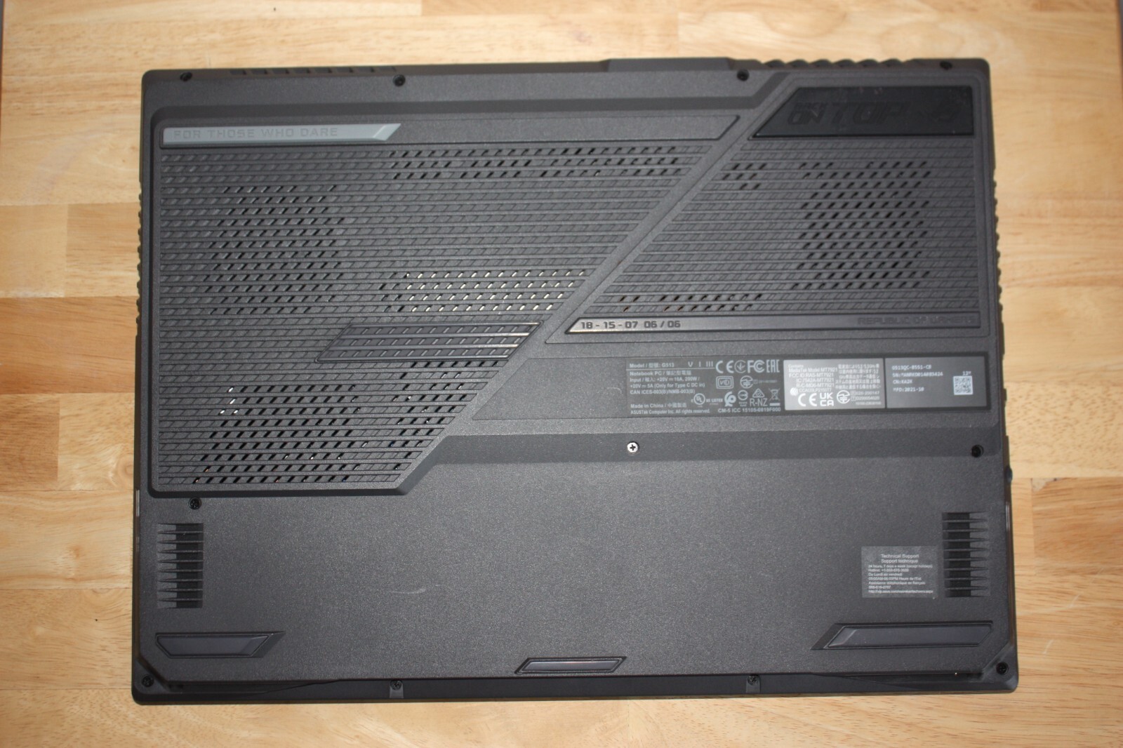 ASUS ROG G15 – Ryzen 5 5600H – RTX 3050 – Open Box
