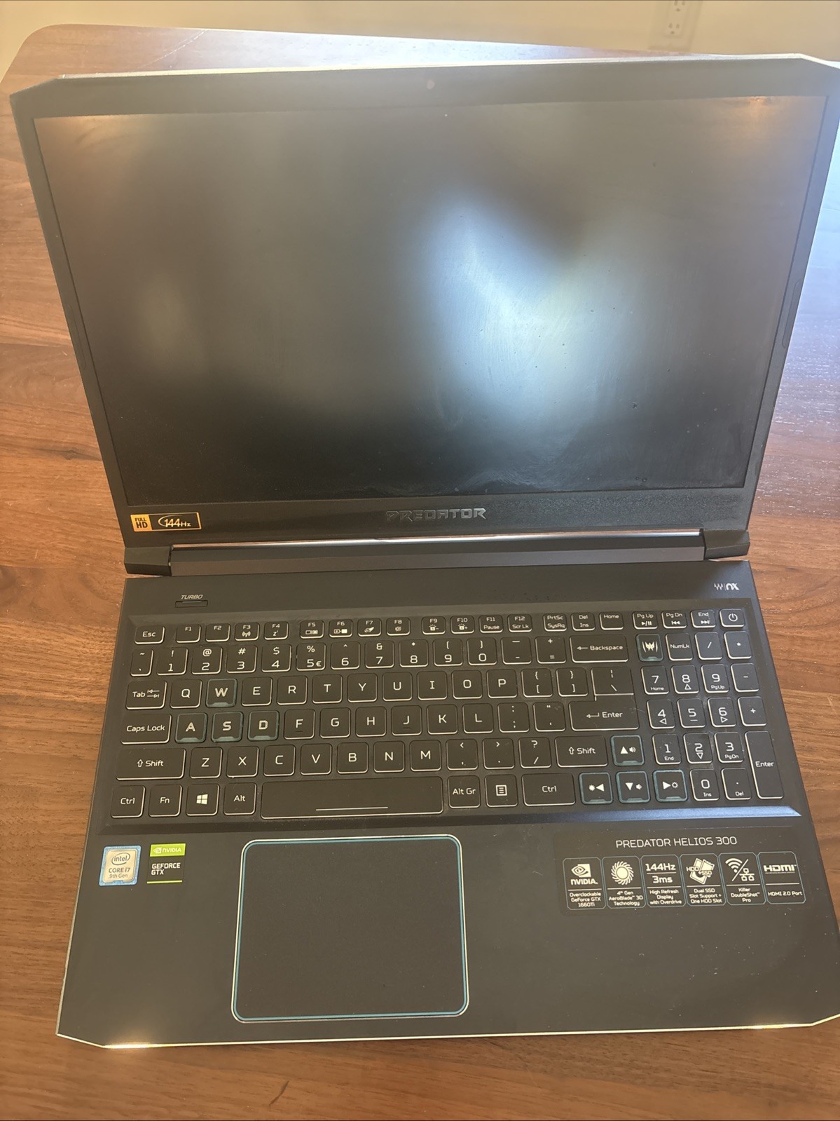 Acer Predator Helios 300 15.6″ (512GB SSD, Intel i7-9750H, 2.60GHz, 16GB RAM,…