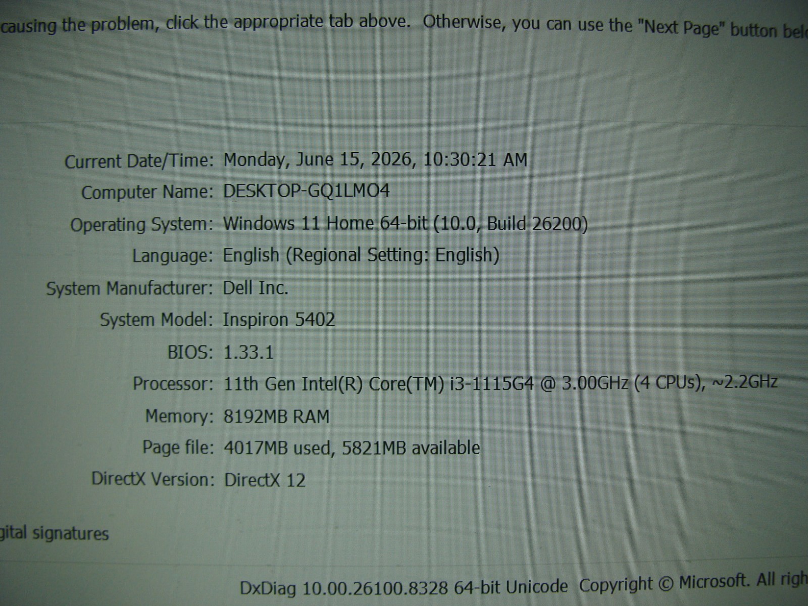 Dell Inspiron 5402/5409 14″ FHD i3-1115G4 3GHz 8GB 256GB Win 11 Home +Charger