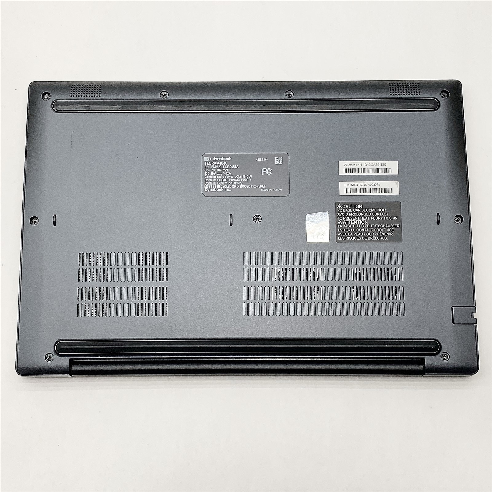 DynaBook Tecra A40-K Laptop Intel i5 12th Generation 14″ 16GB RAM NO HDD Parts