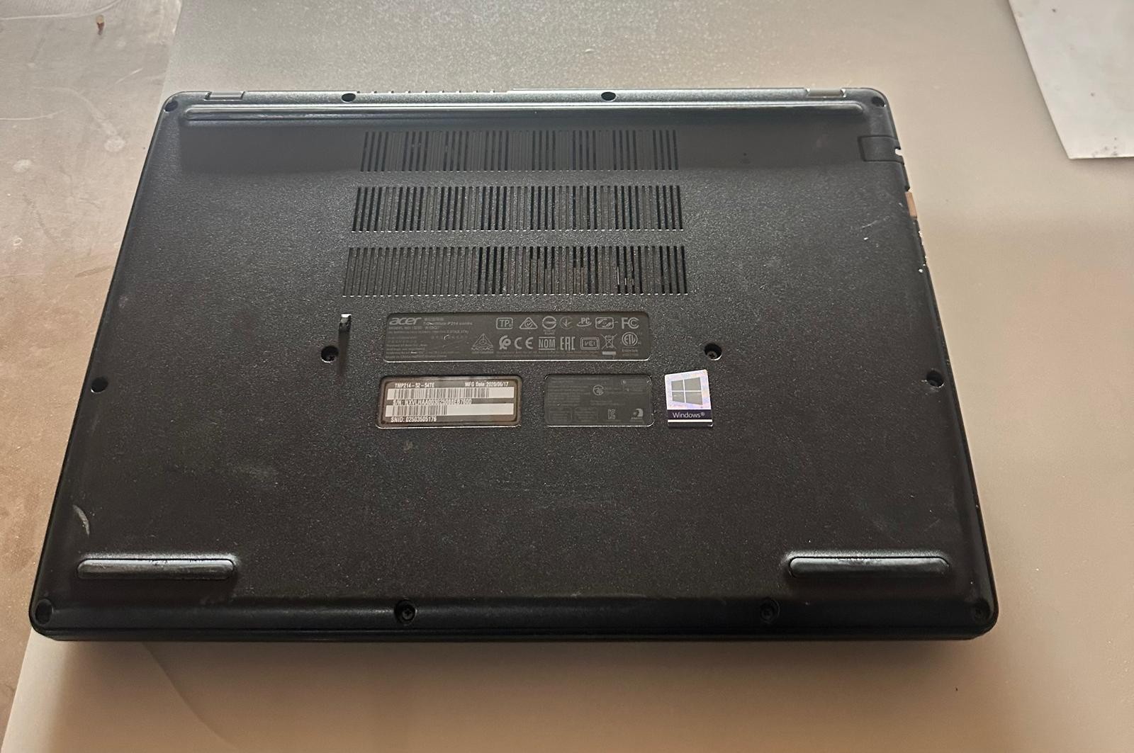 ACER TRAVELMATE P214 i5-10210U @ 1.60GHz 8GB RAM 256GB SSD WIN-11P *READ *QTY