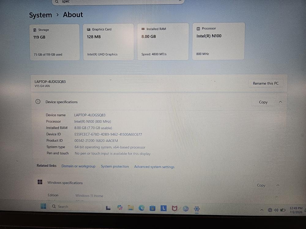 LENOVO V15 G4 (P21029299)