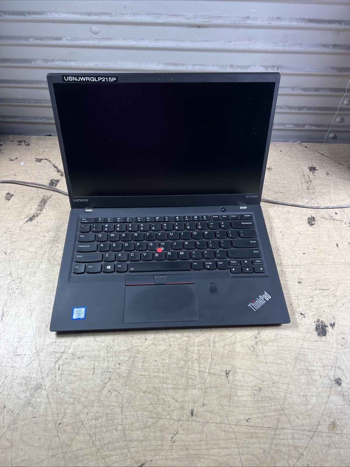 THINKPAD X1 CARBON INTEL CORE I7-7600U 2.80GHZ 8GB RAM **NO HD/ NO CADDIE/ NO OS