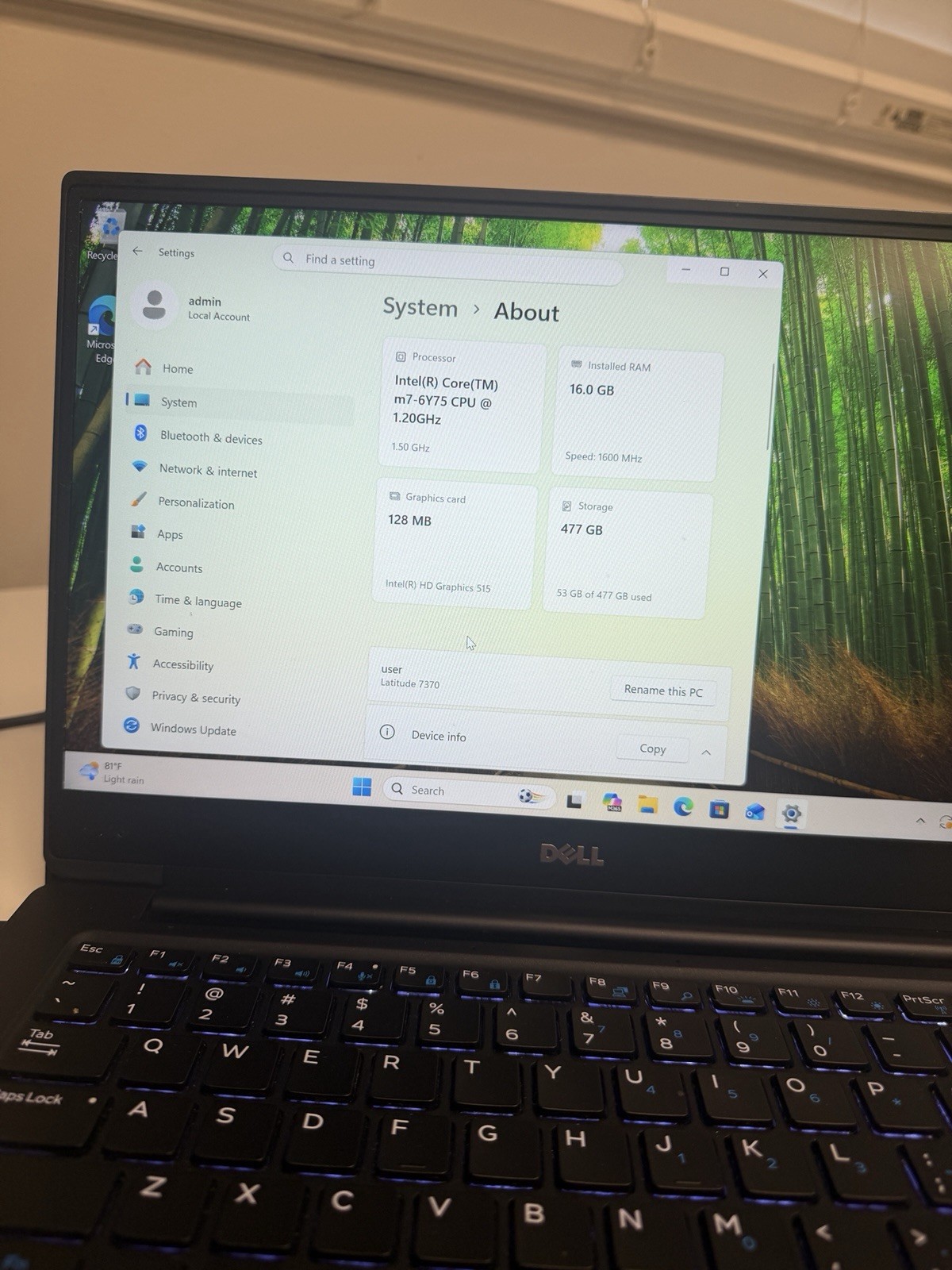 ✅ 14″ Dell Latitude 7370 Laptop m7-6y75 ✅ 16GB RAM ✅ 512GB SSD ✅ Windows 11 Pro