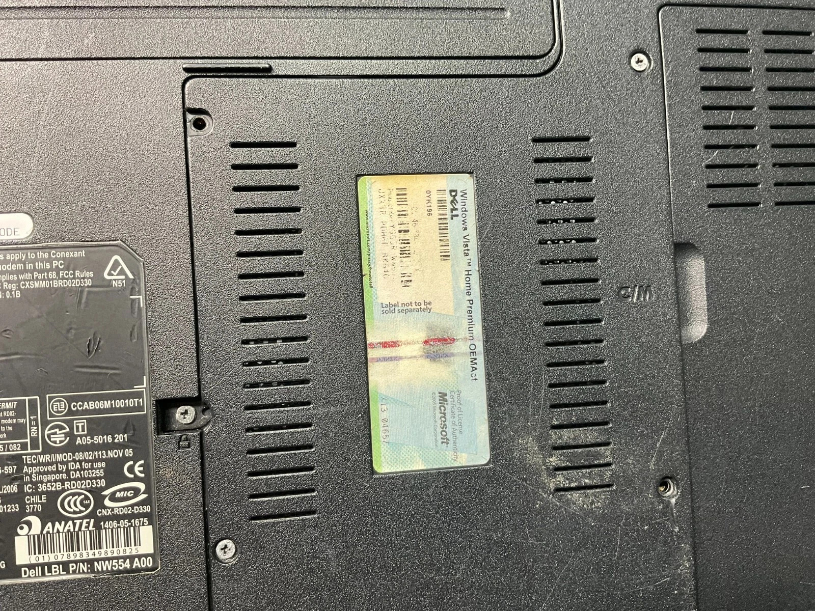 Dell Inspiron 1525 Laptop 15.4 Intel GM965 1280×800 For Parts