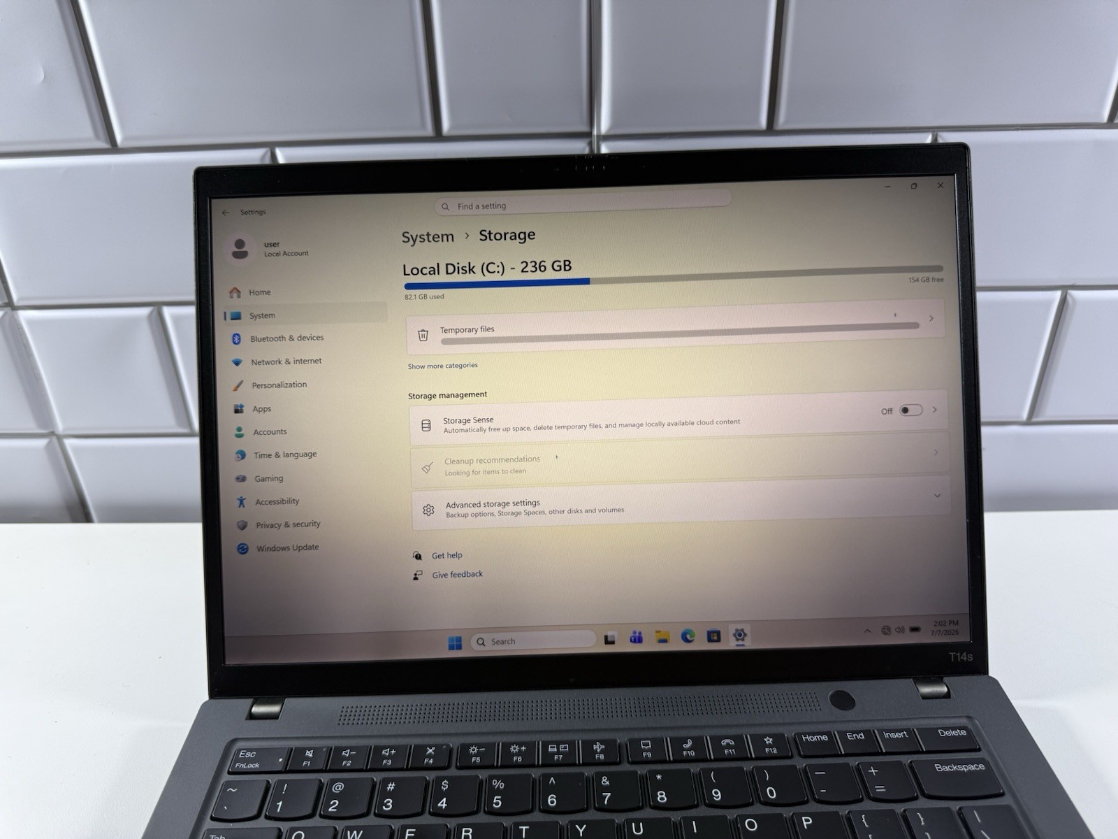 Lenovo ThinkPad T14s Gen 3 14″ i7-1270p 32GB 256GB Win 11 Pro Touchscreen