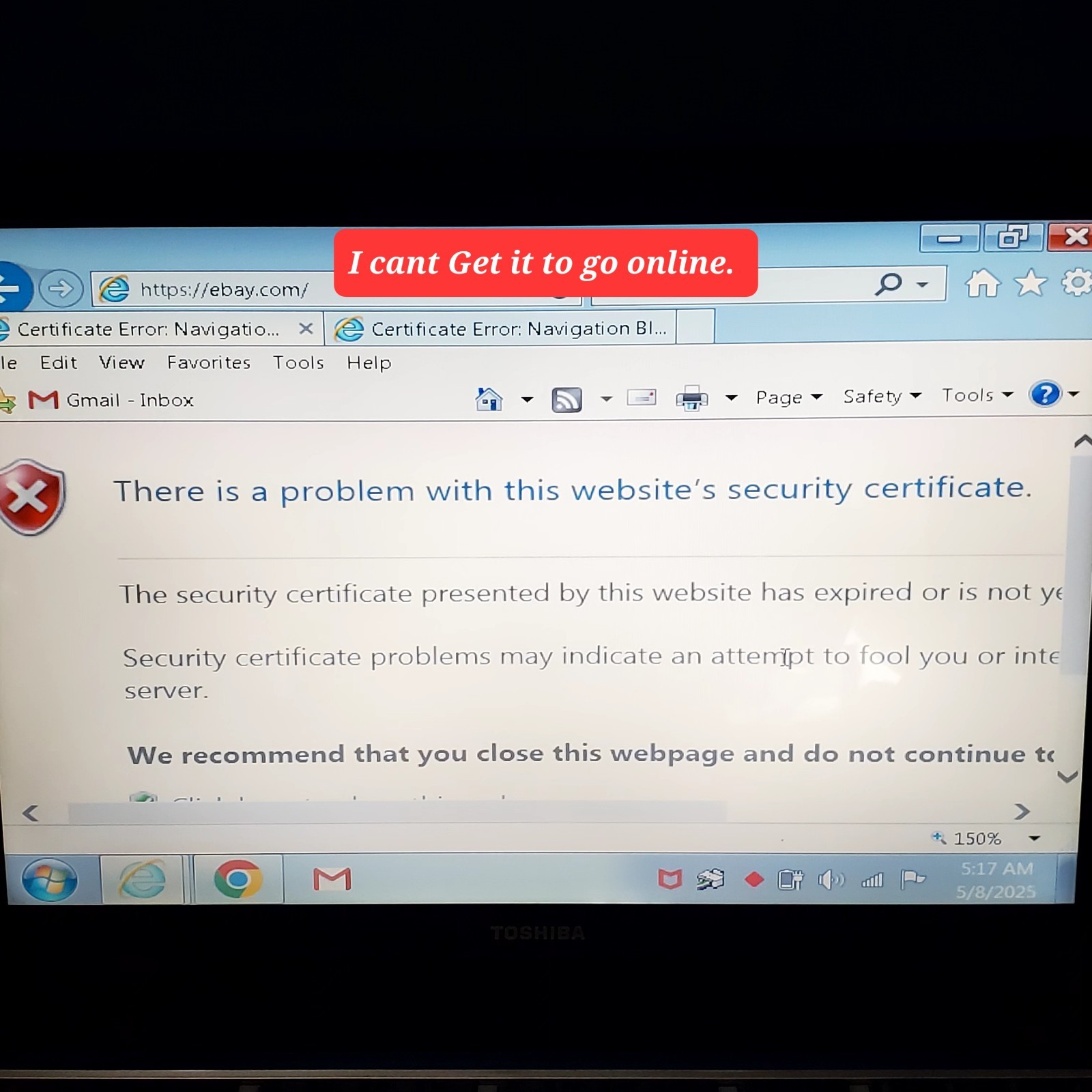 (For Parts Repair) Toshiba Satellite P205D-S8804 Laptop (Has Scratches, Scuffs)