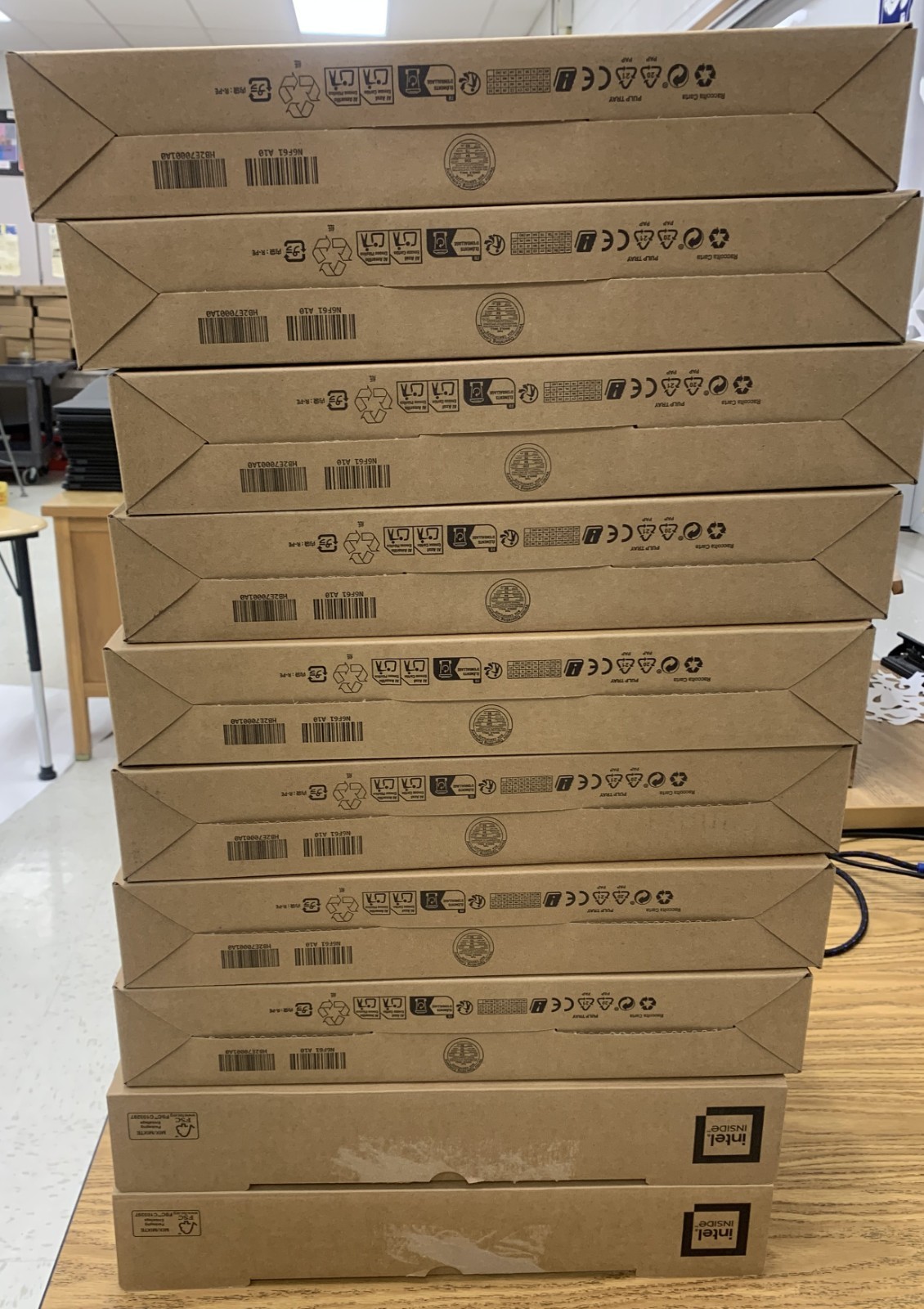LOT of 10 EMPTY Dell Chromebook Boxes