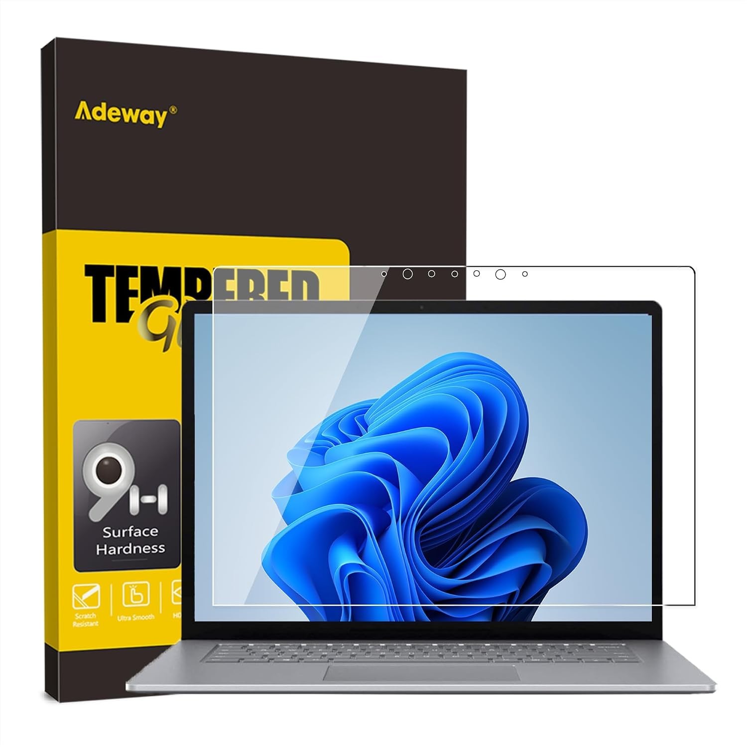 Microsoft Surface Laptop 5 Screen Protector 13.5 inch, Anti-Fingerprint Tempered