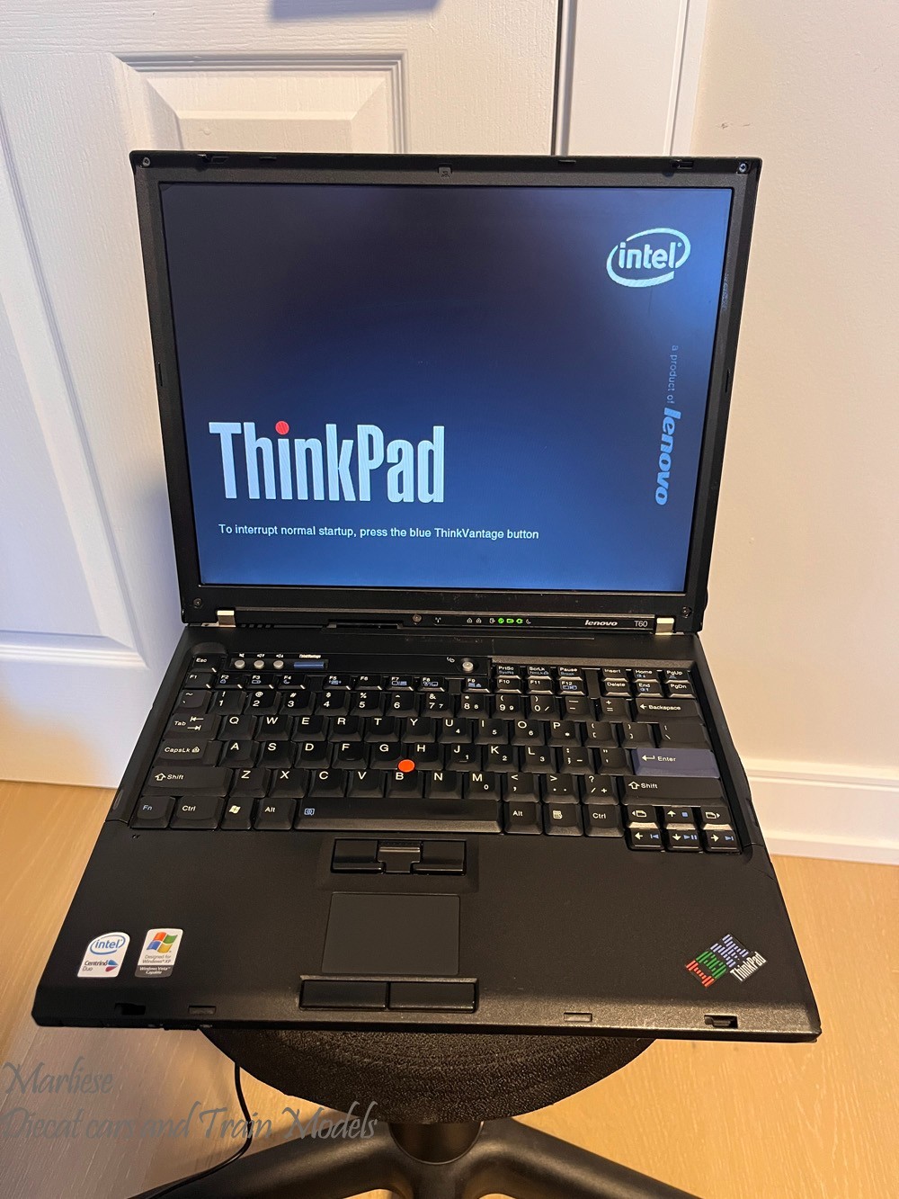 Lenovo ThinkPad T60 Core 2 Duo 1.83GHz 1GB RAM 60GB HDD Windows XP – Tested