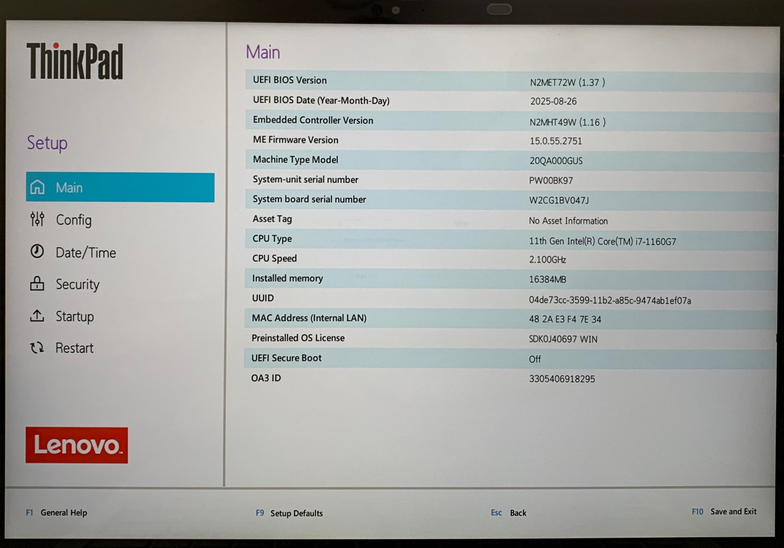 Lenovo ThinkPad X1T Gen 1 14″ 2-in-1 i7-1160G7 16GB No Storage Remote Managed