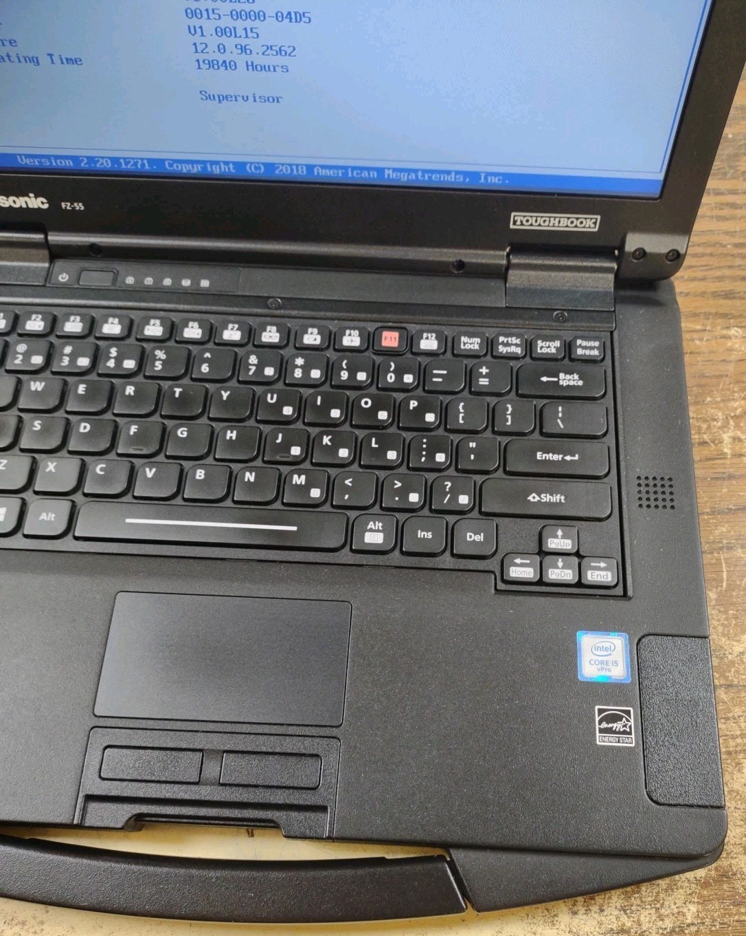 Panasonic ToughBook FZ-55 W/ i5-8365U, 256GB SSD, 16GB RAM. NON TOUCH