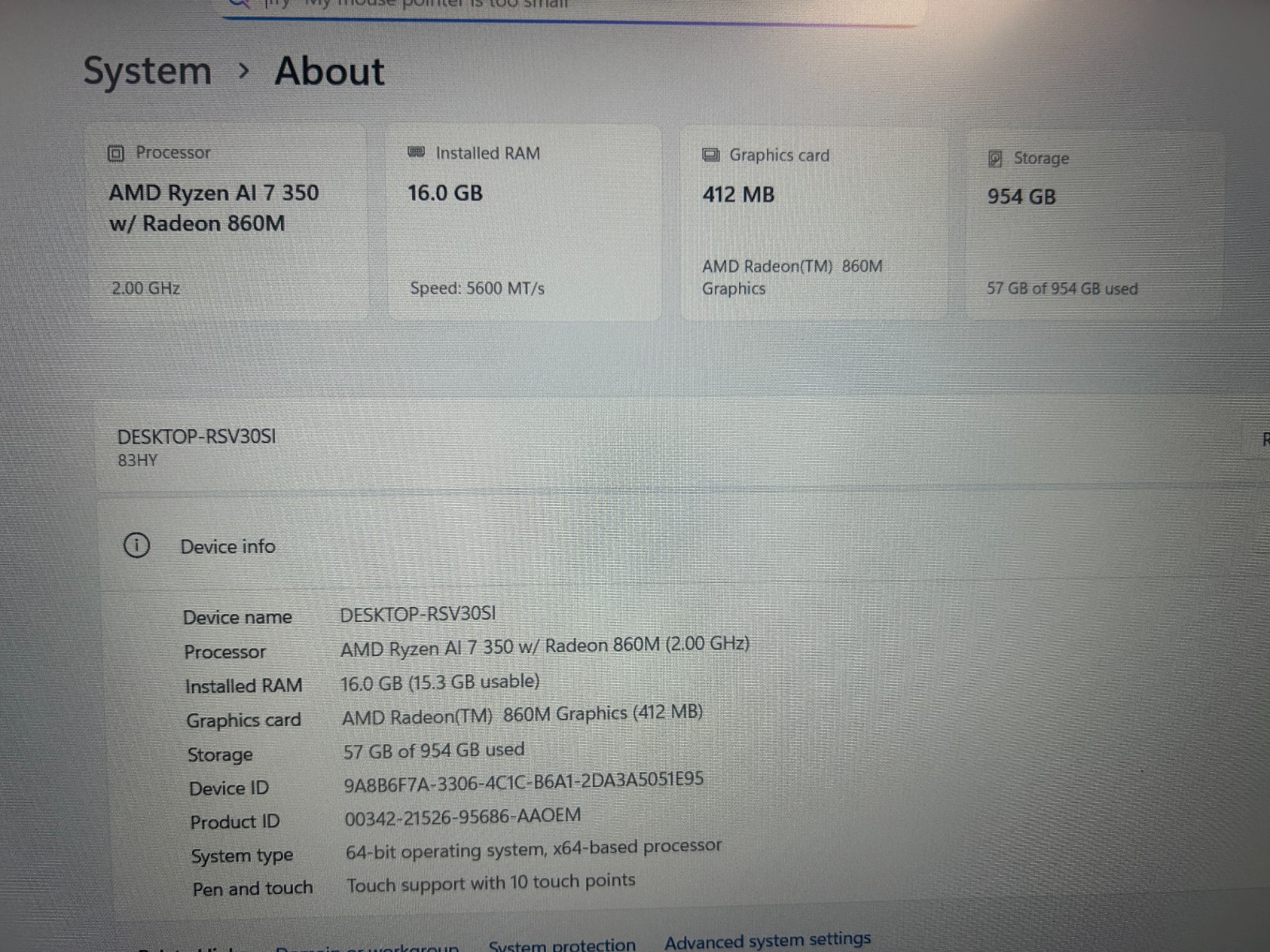 Lenovo IdeaPad 5 2-in-1 16AKP10, AMD Ryzen AI 7 350, 16 GB RAM, 1 TB NVMe SSD