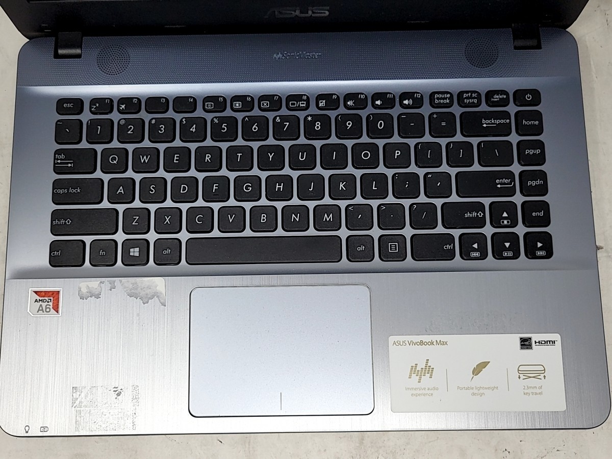 ASUS X441BA Laptop AMD A6-9225 4GB 256GB SEE NOTES
