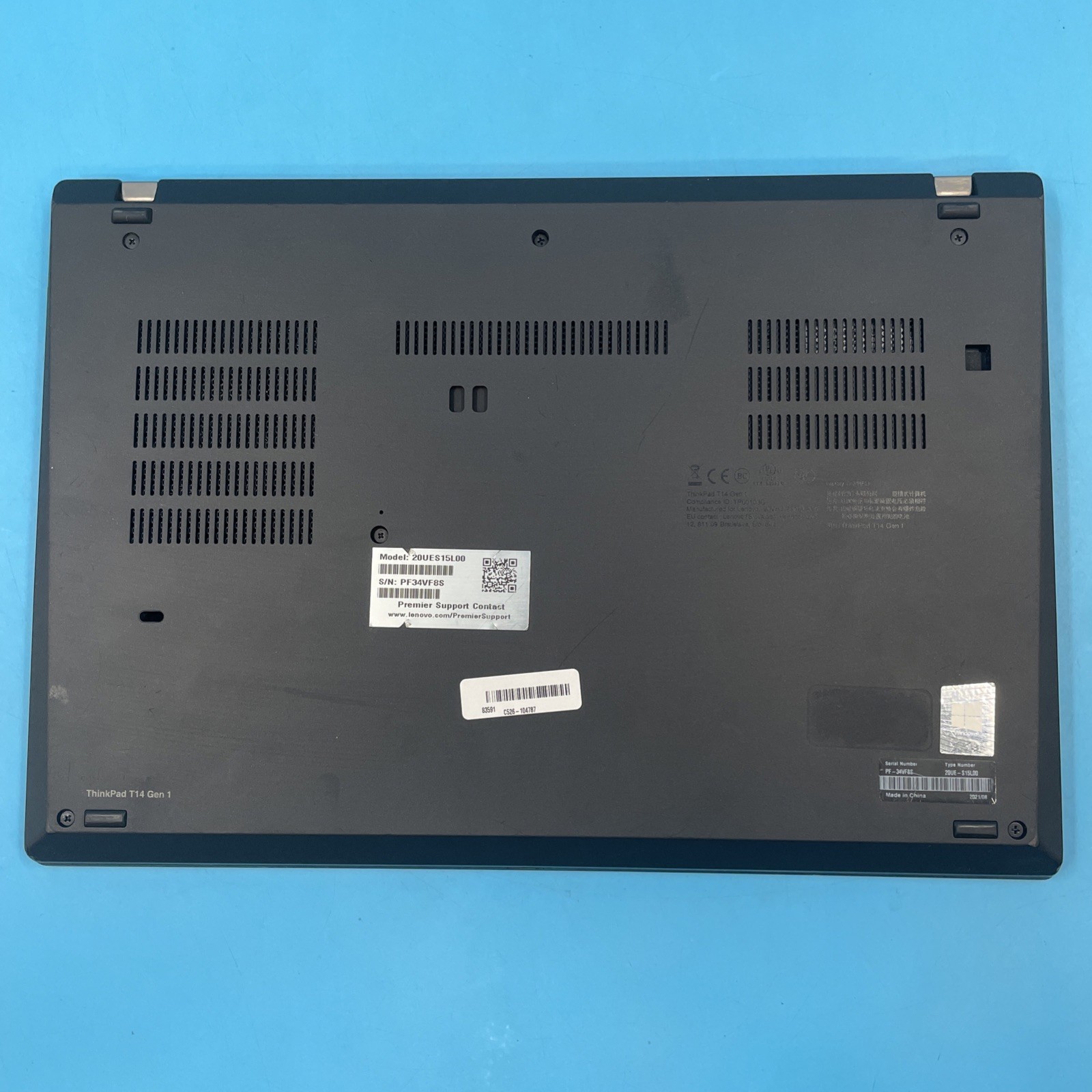 Lenovo ThinkPad T14 | Ryzen 5 Pro 4650U | 16GB RAM | 256GB SSD | W11 PRO | 72%