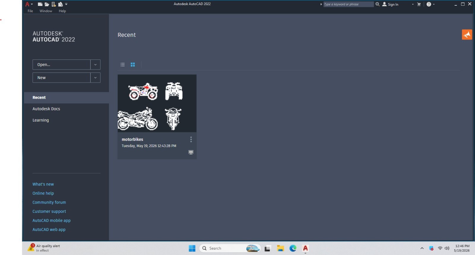 DELL 14″- AUTOCAD 2022/OFFICE2021-ADOBE/-WIN11 pro/ Runs GREAT