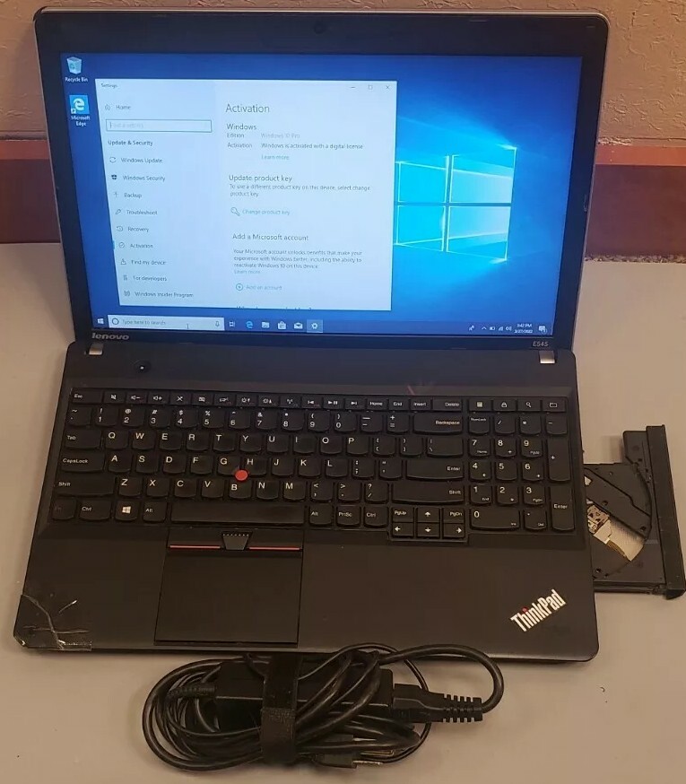 Lenovo thinkpad E545 AMD A6-5350M Radeon HD 2.90GHz 4GB RAM 500GB HDD WEBCAM