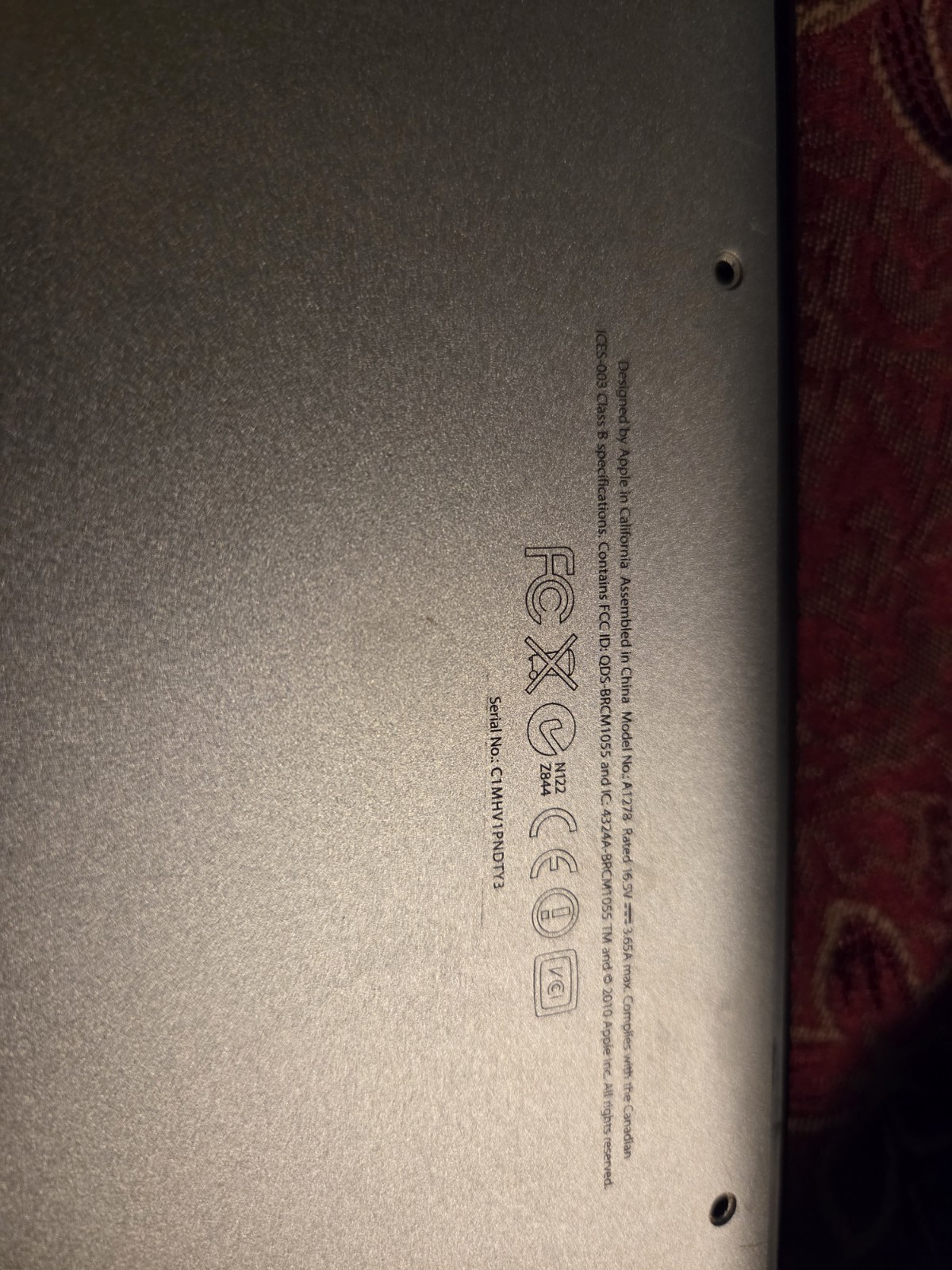 Apple MacBook Pro A1278 13″ Intel Core i5 2.5GHz 4GB RAM (NO HDD) READ DESCRIPTI