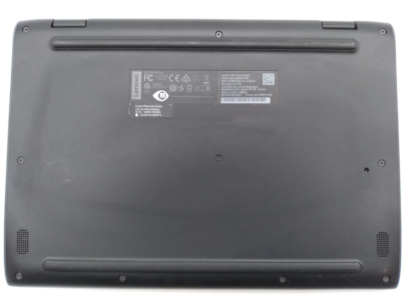Lenovo Chromebook 100e 81ER 11.6″ Celeron N3350 1.10 GHz 4 GB RAM 16 GB SSD