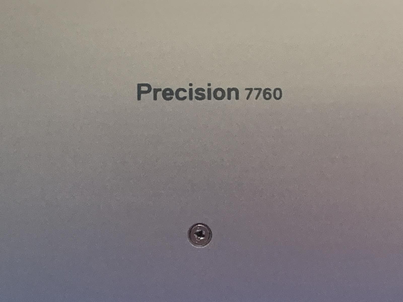 Dell Precision 7760 Xeon W-11855M 3.20GHz 32GB DDR4 Nvidia RTX A4K NO HDD NO OS