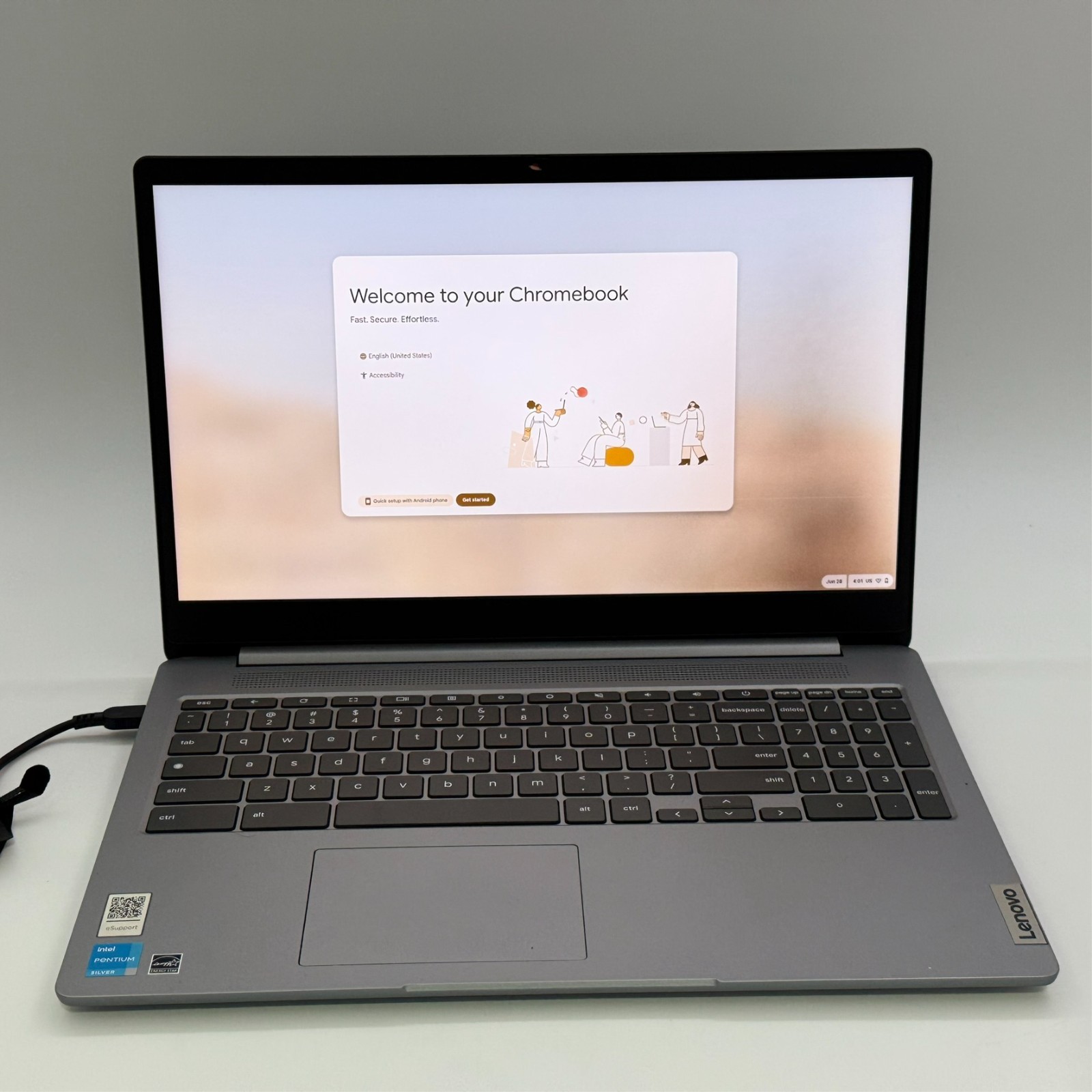 Lenovo IdeaPad 3 Chrome Laptop 15.6″ Full HD Touch Intel N6000 8GB RAM 128GB SSD