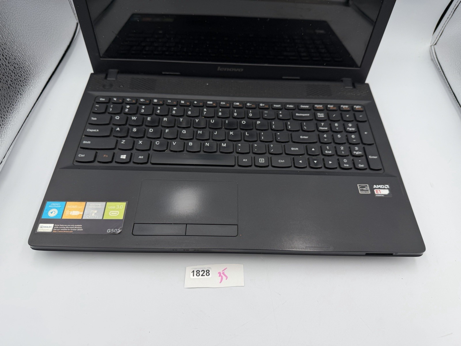 Lenovo G505 Laptop AMD E1 15.6in Black For Parts Repair Untested No Charger ASIS