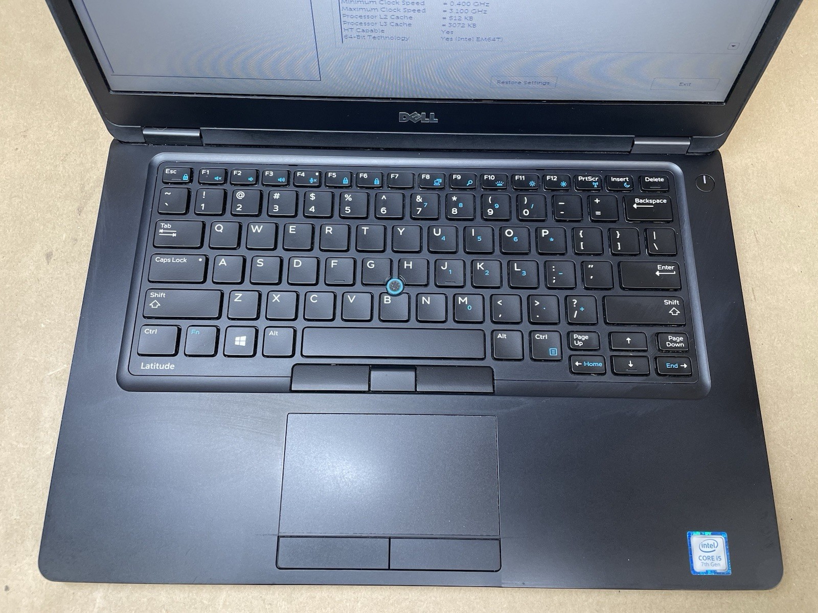 Dell Latitude 5480 Intel Core i5-7200U @2.50GHz 8GB RAM NO SSD NO OS
